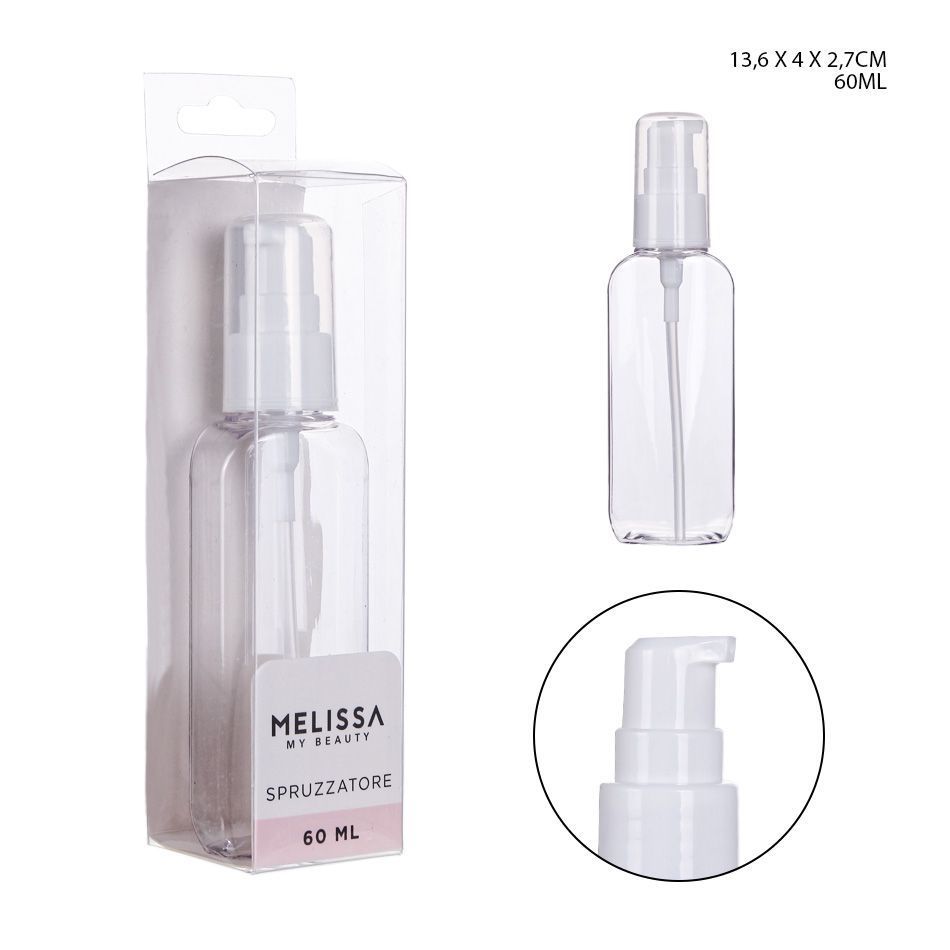 MELISSA SPRUZZATORE PLASTICA RIGIDA TRASPAR. 60MLMelissa