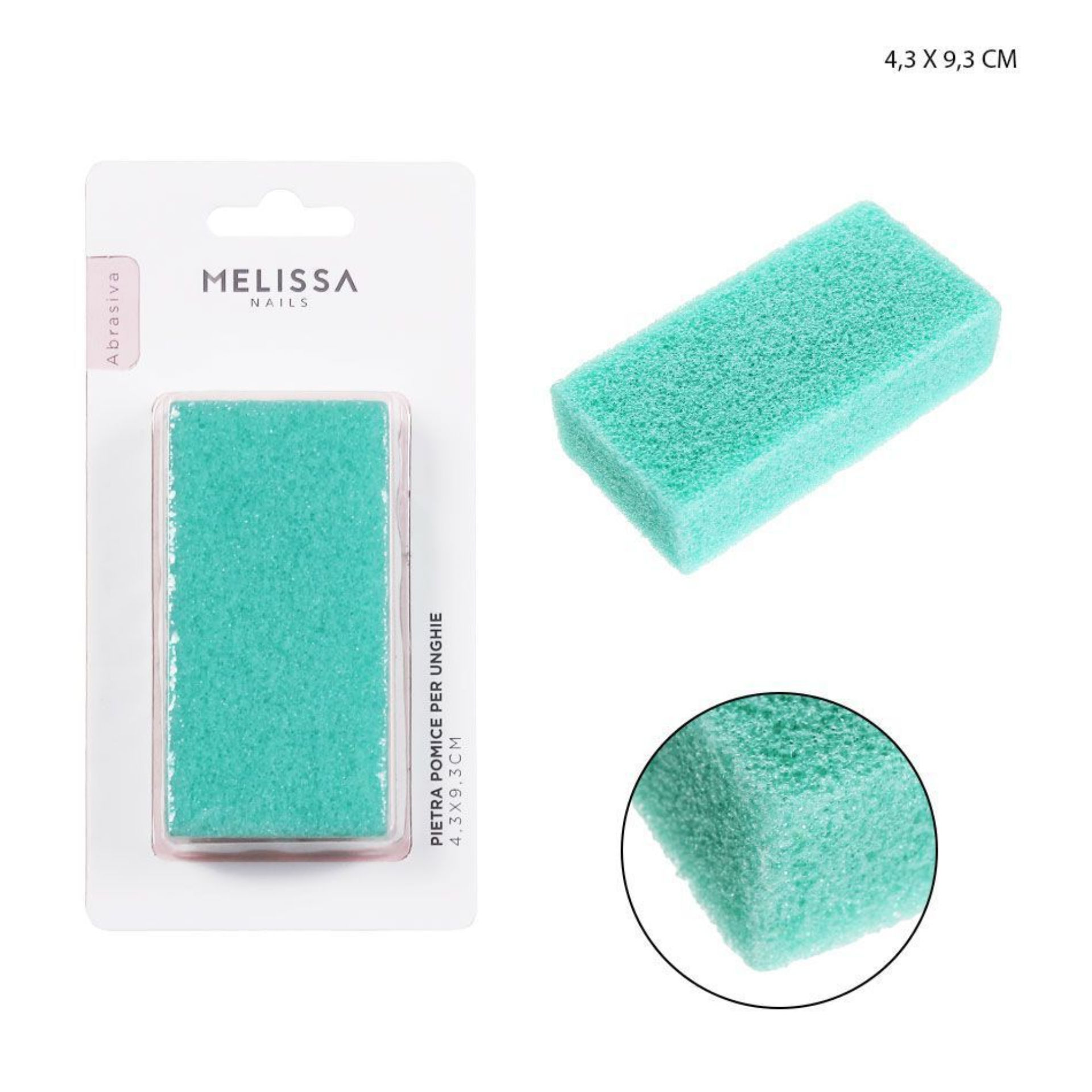 PIETRA POMICE UNGHIE 4,3X9,3CM ASS.Melissa