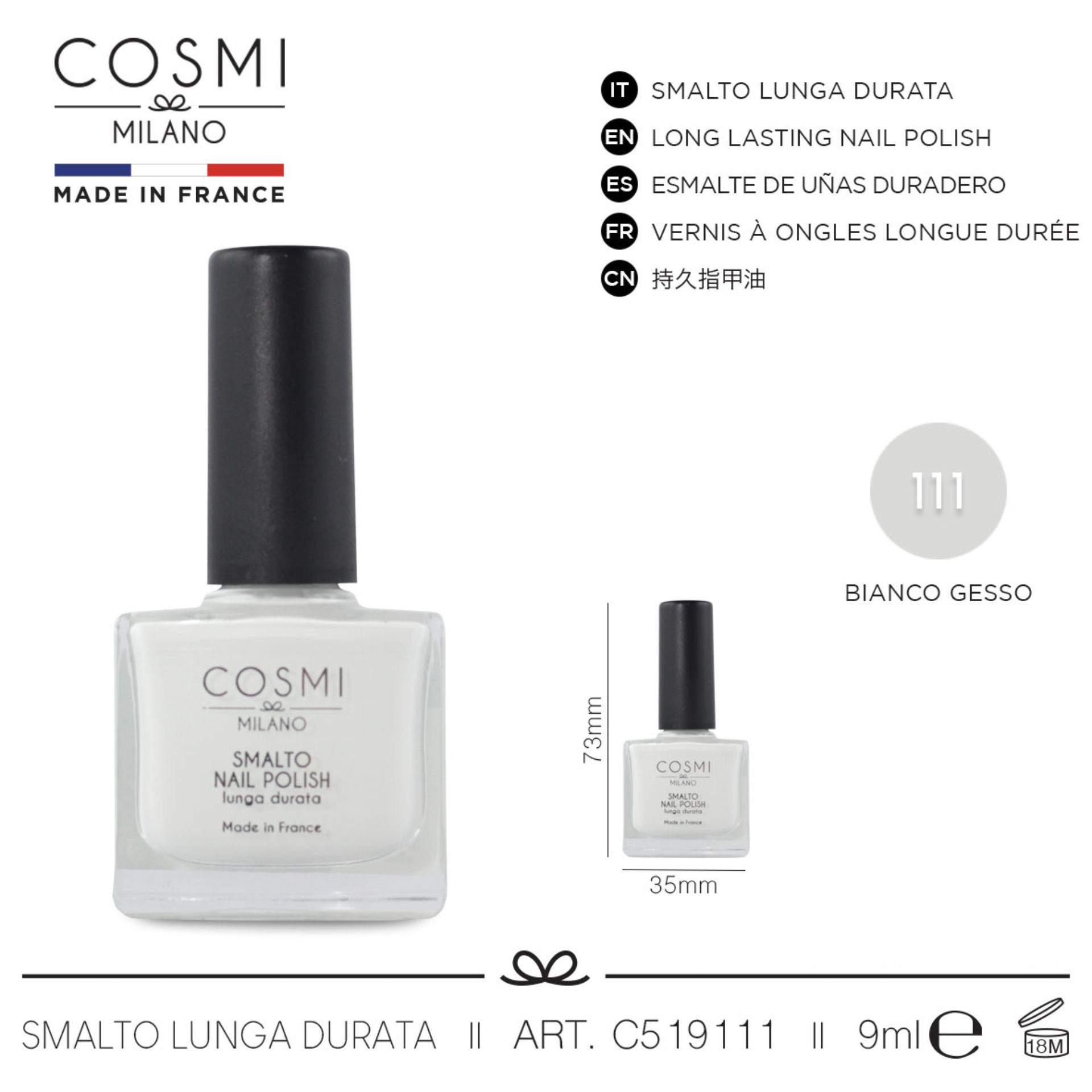 COSMI SMALTO LUNGA DURATA  N.111Cosmi