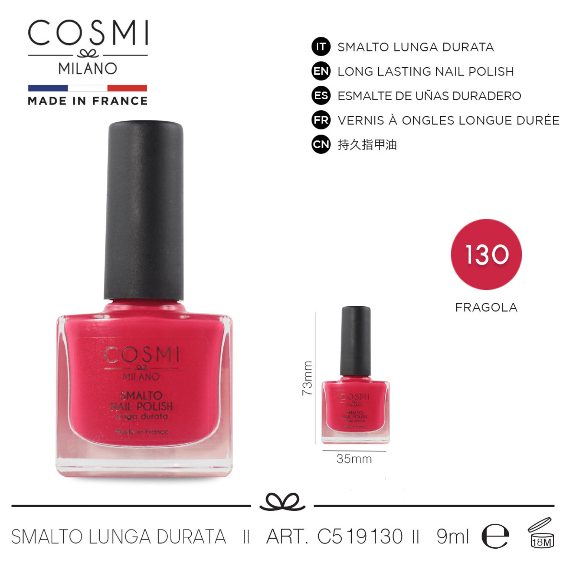 COSMI SMALTO LUNGA DURATA  N.130Cosmi