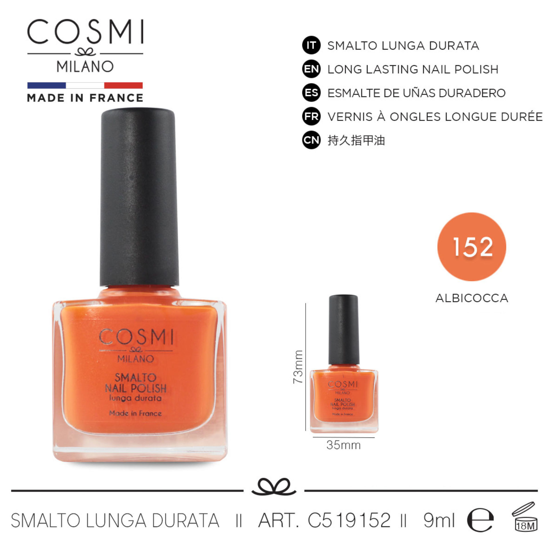 COSMI SMALTO LUNGA DURATA  N.152Cosmi