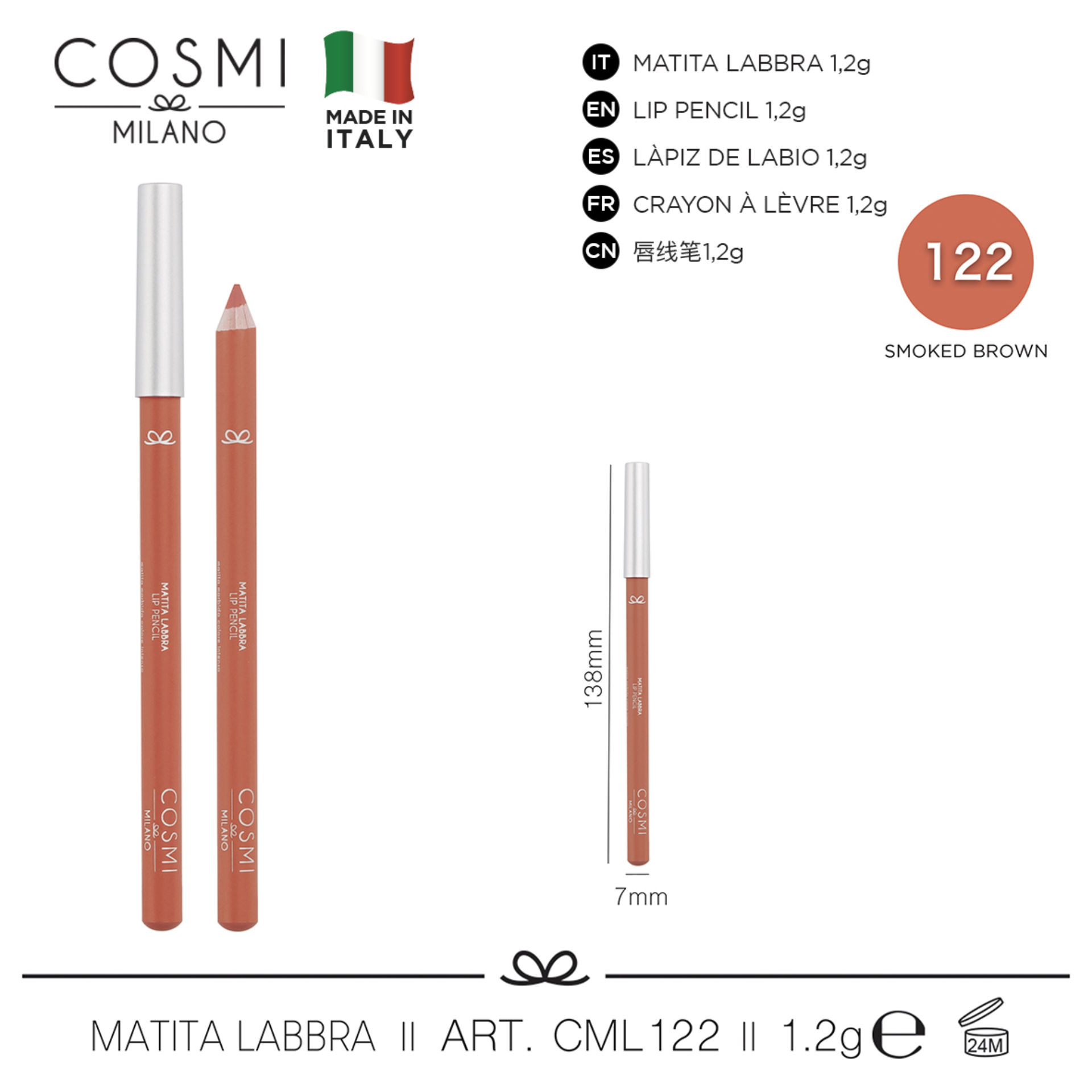 COSMI MATITA LABBRA N.122Cosmi