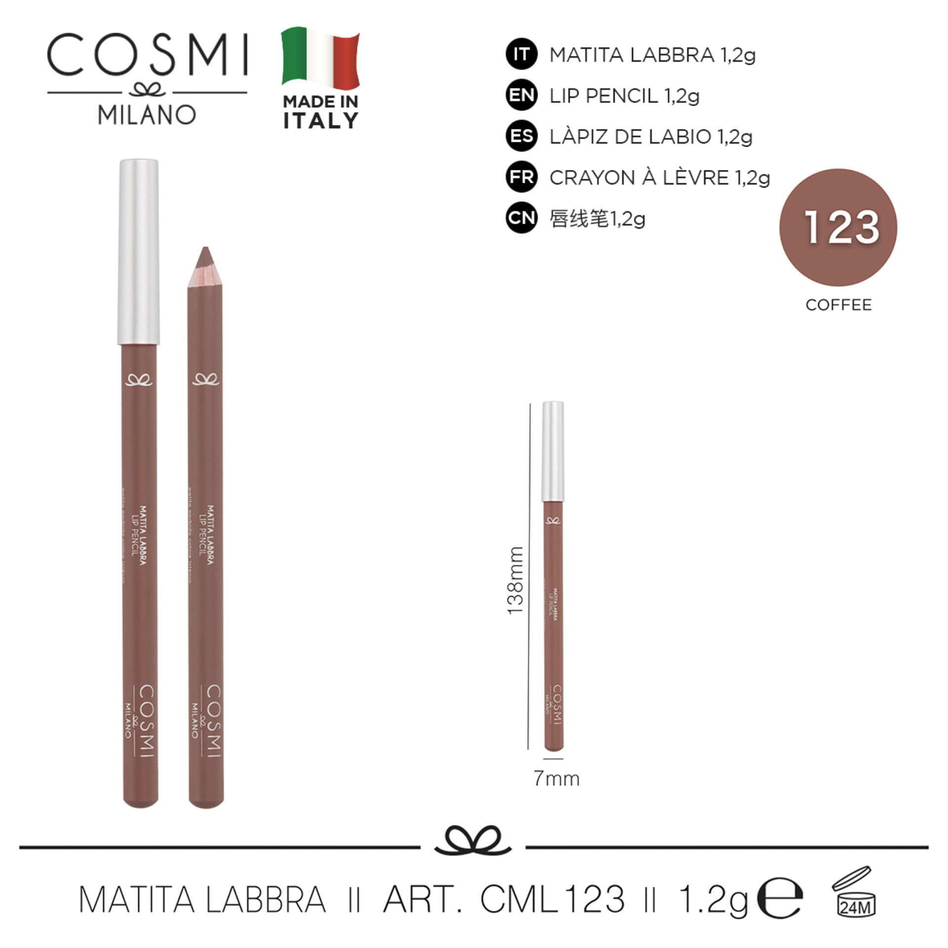 COSMI MATITA LABBRA N.123Cosmi