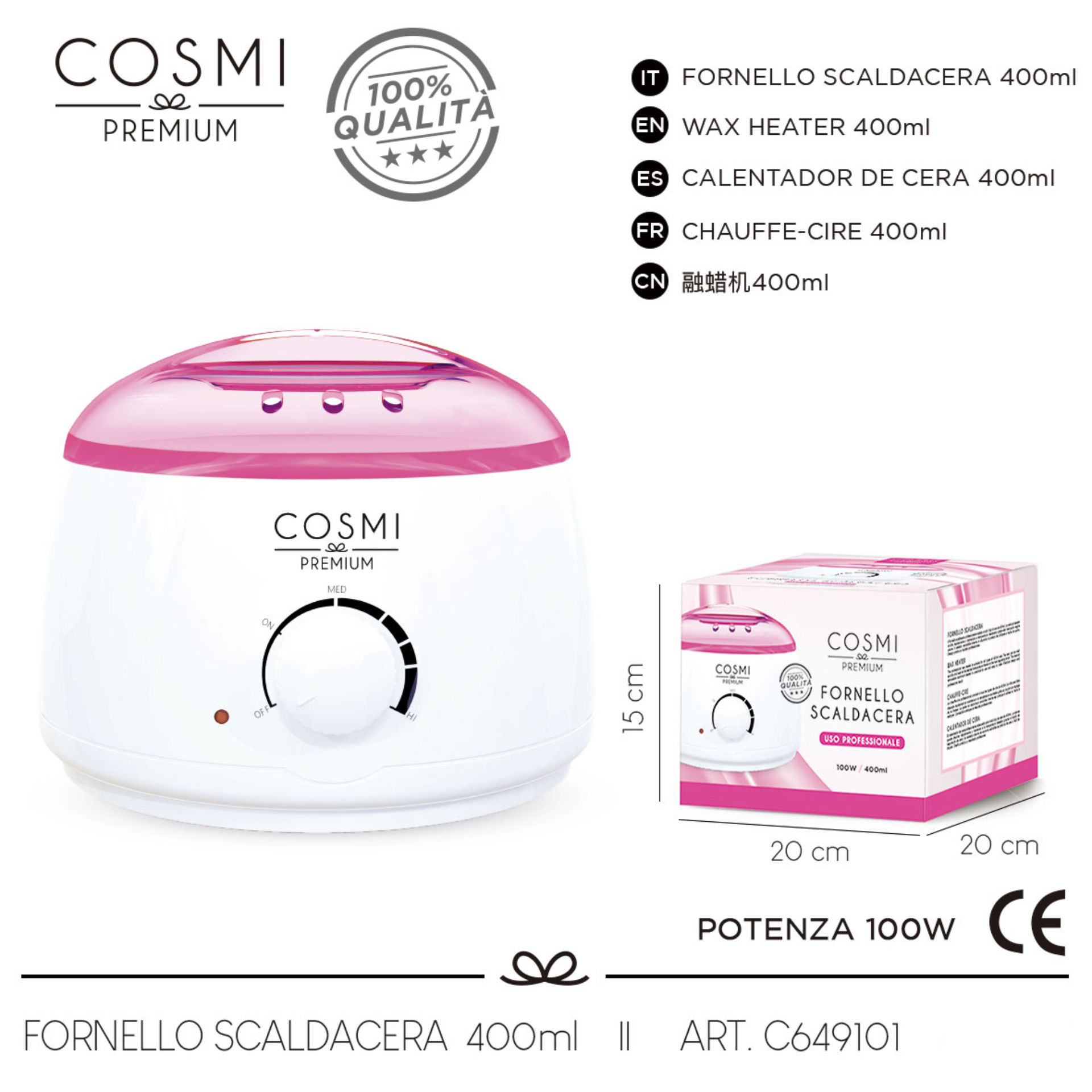 COSMI PREMIUM FORNELLO SCALDACERA 400MLCosmi