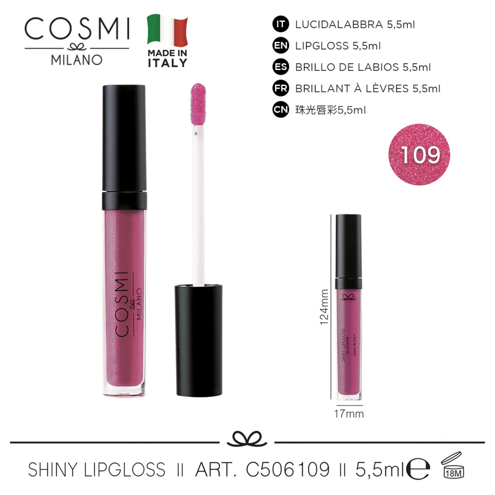 COSMI SHINY LIPGLOSS N.109Cosmi