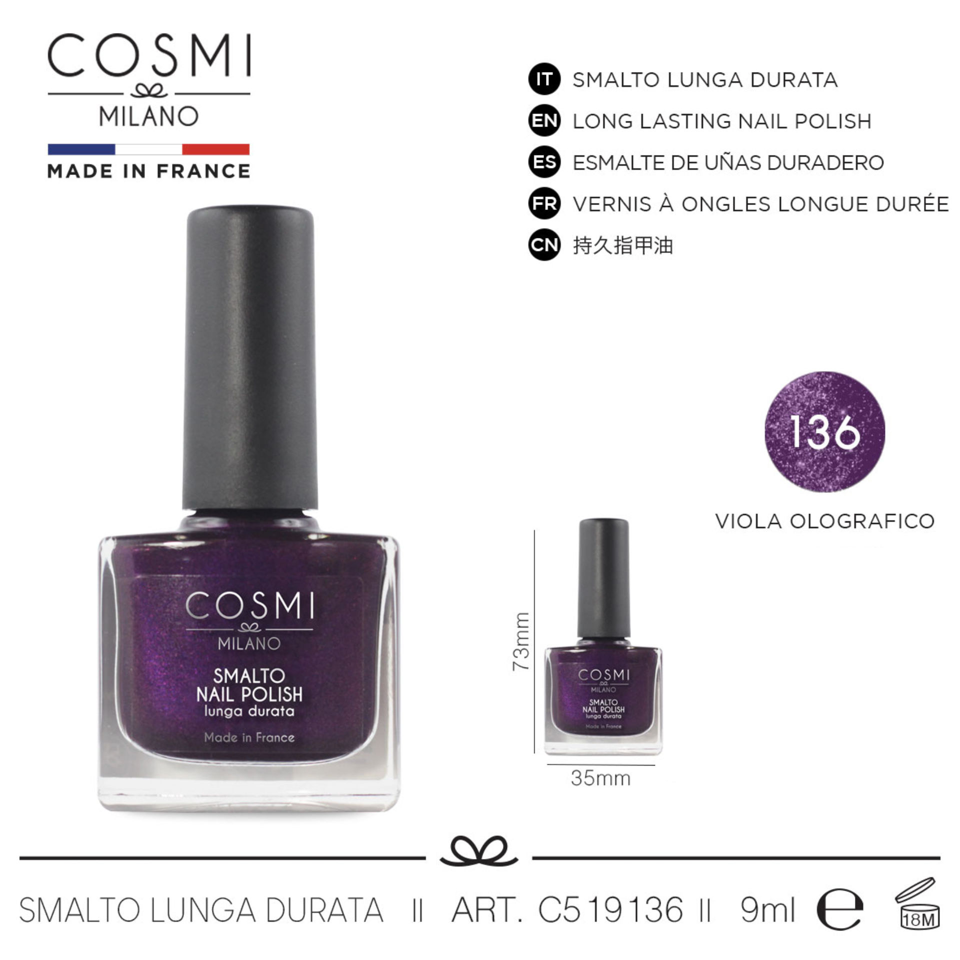 COSMI SMALTO LUNGA DURATA  N.136Cosmi