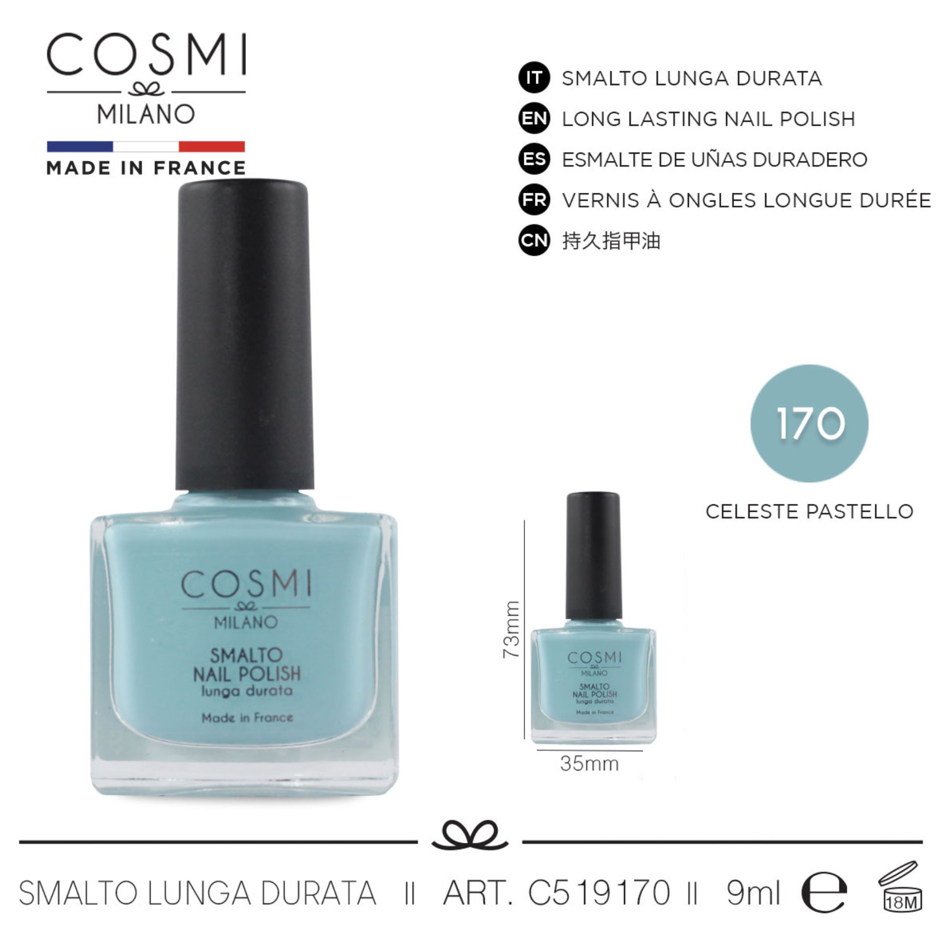 COSMI SMALTO LUNGA DURATA  N.170Cosmi