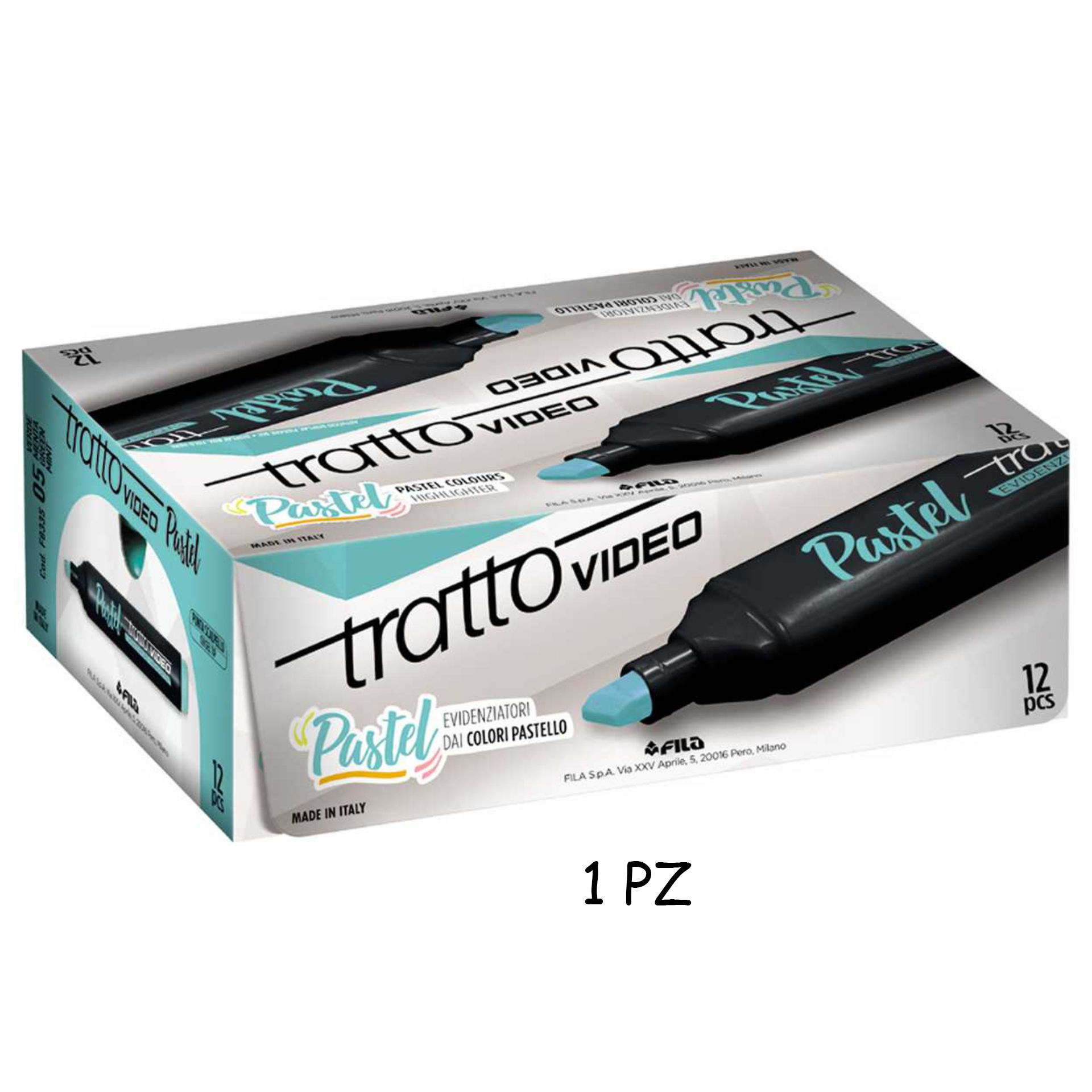 FILA EVIDENZIATORE TRATTO VIDEO PASTEL VERDEFila