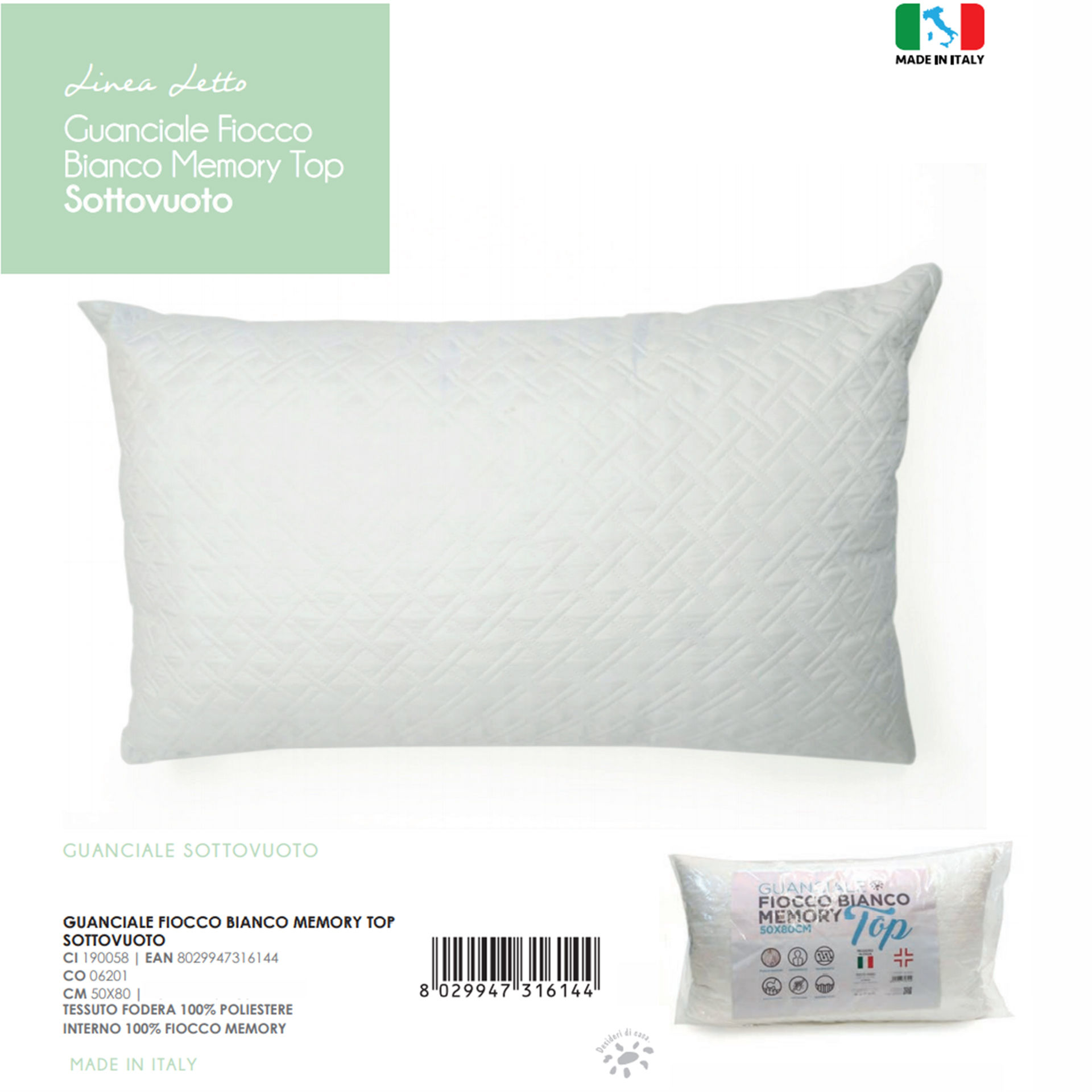 GUANC. FIOCCO BCO MEMORY TOP SOTTOVUOTOLovely Home