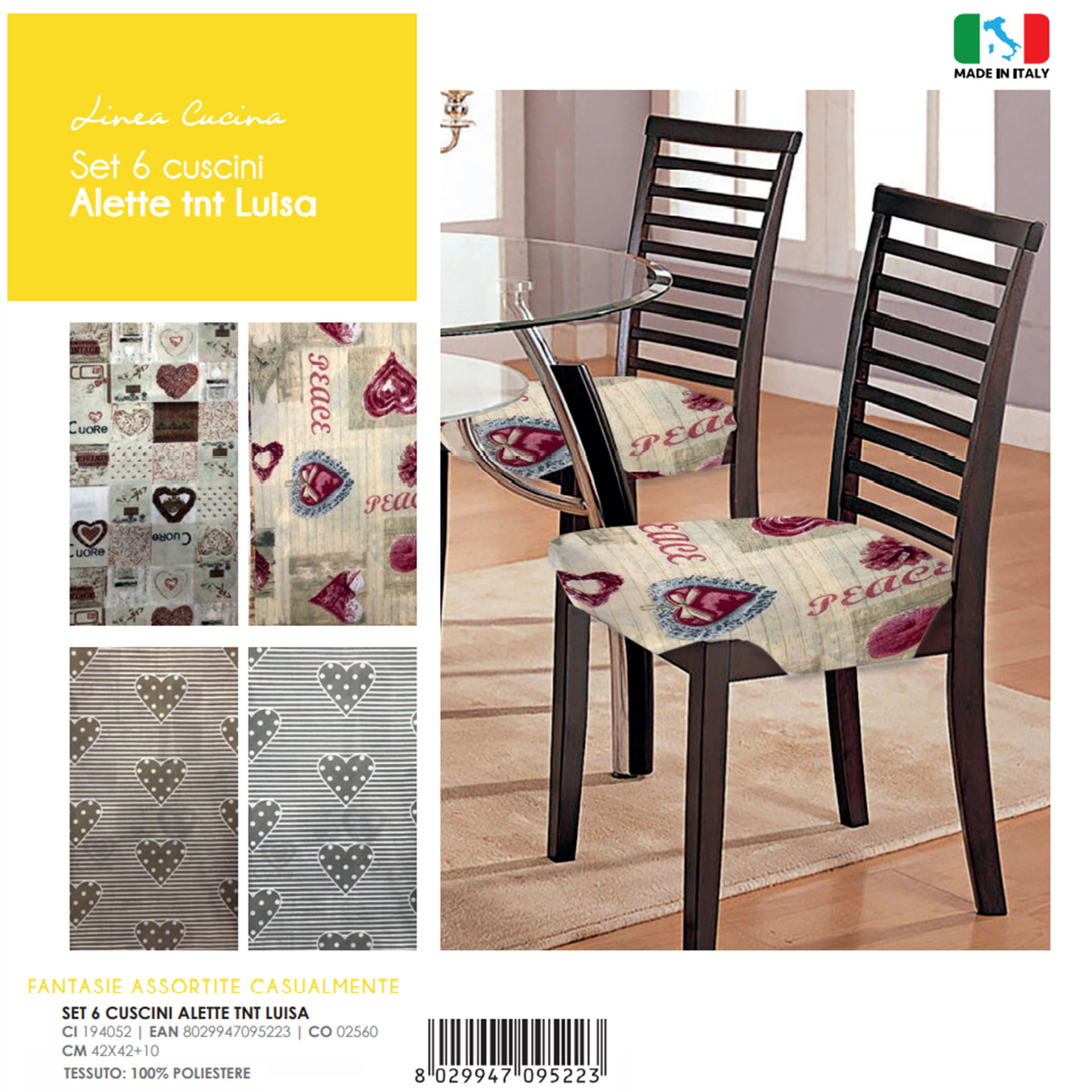 SET 6 CUSCINO ALETTE LUISALovely Home