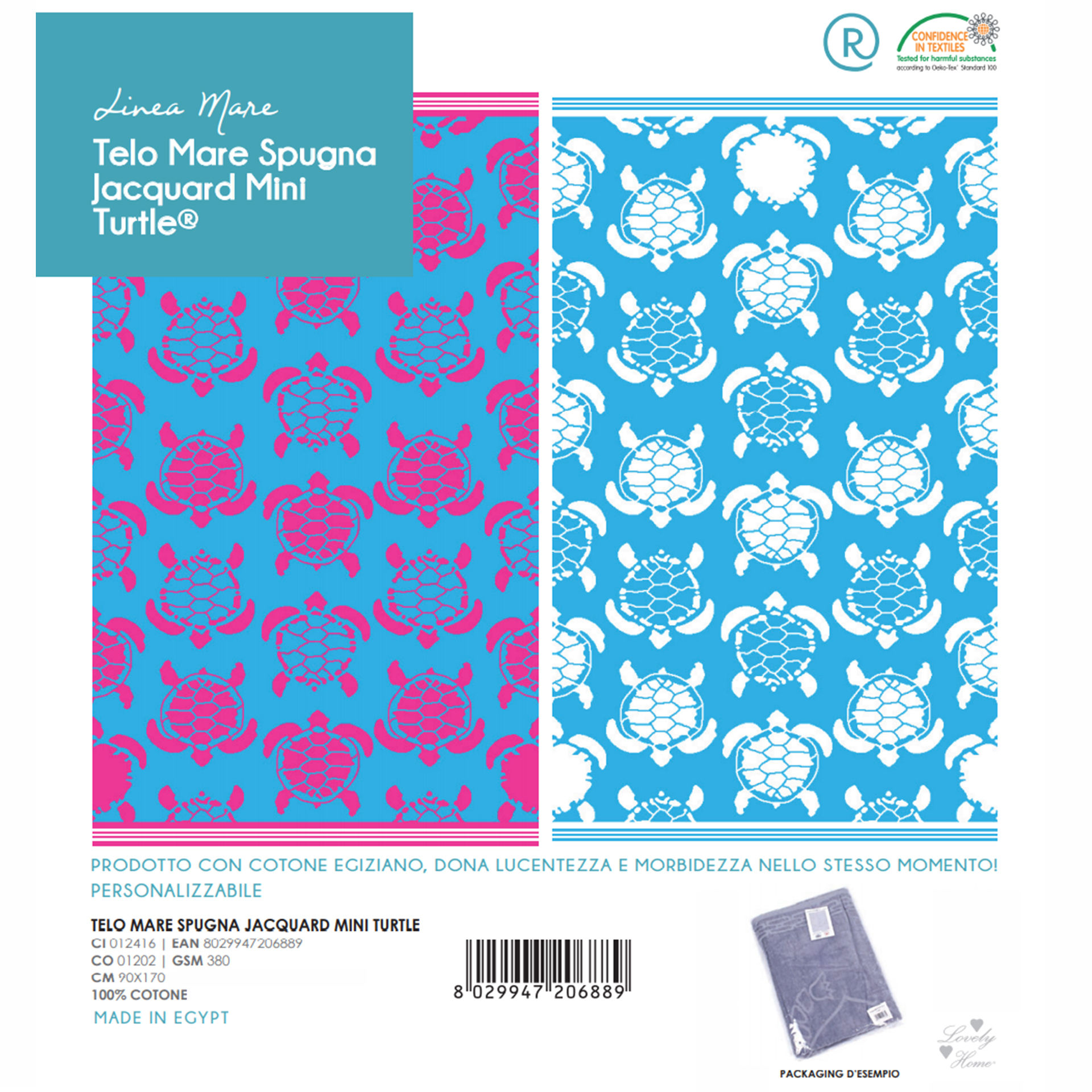 TELO MARE MINI TURTLE 90*170Lovely Home