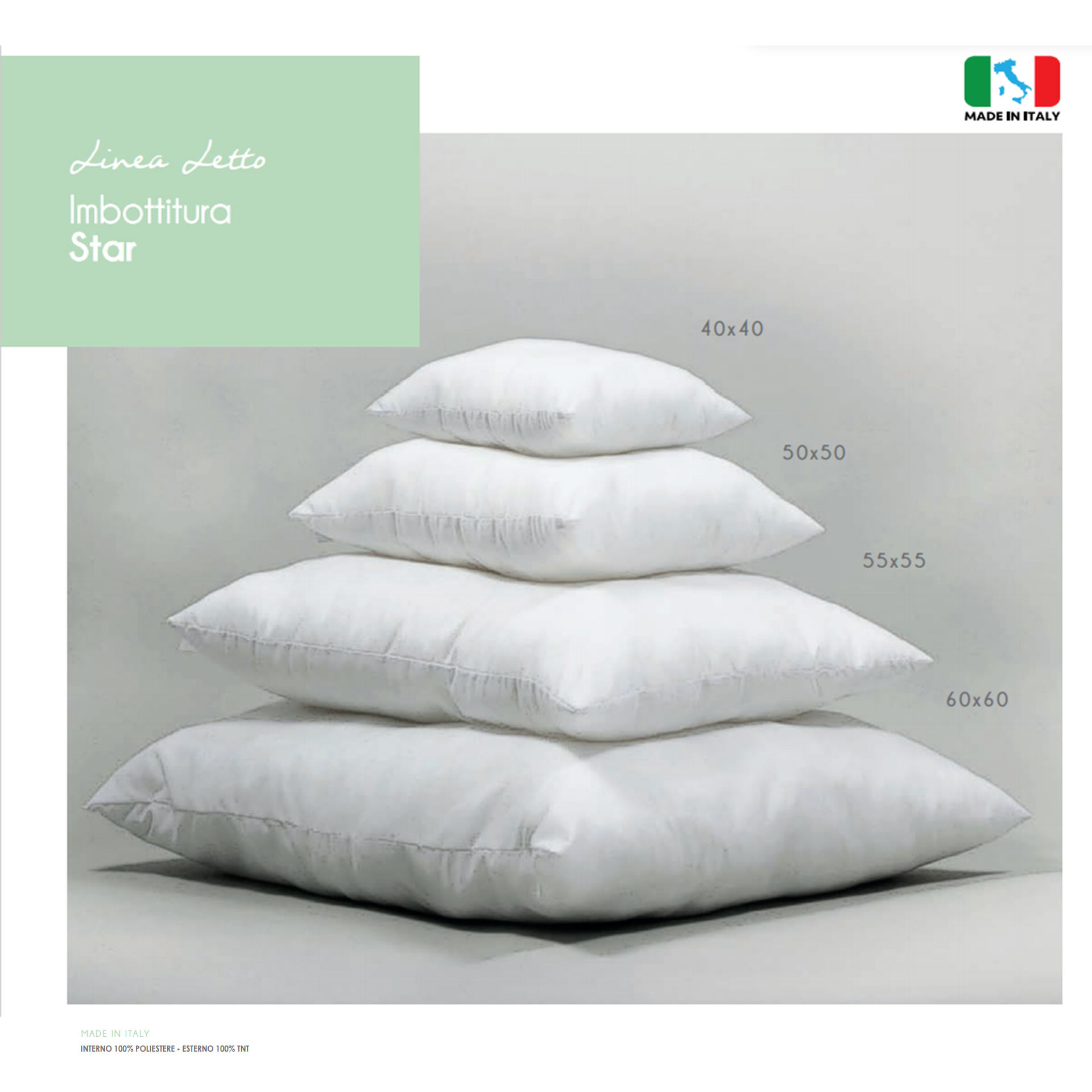 IMBOTTITURA STAR 55*55Lovely Home