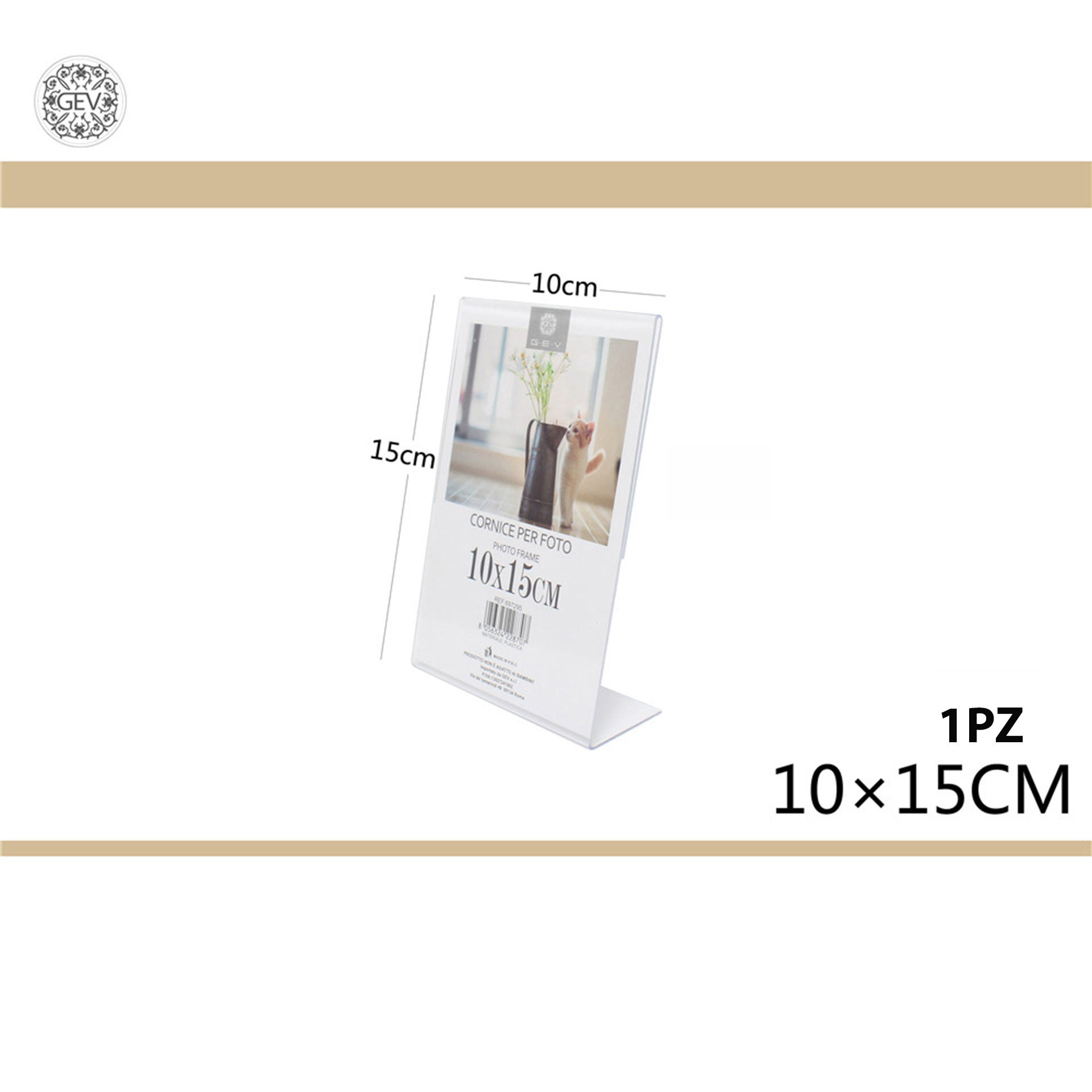 CORNICE IN PLASTICA 10X15CMGev