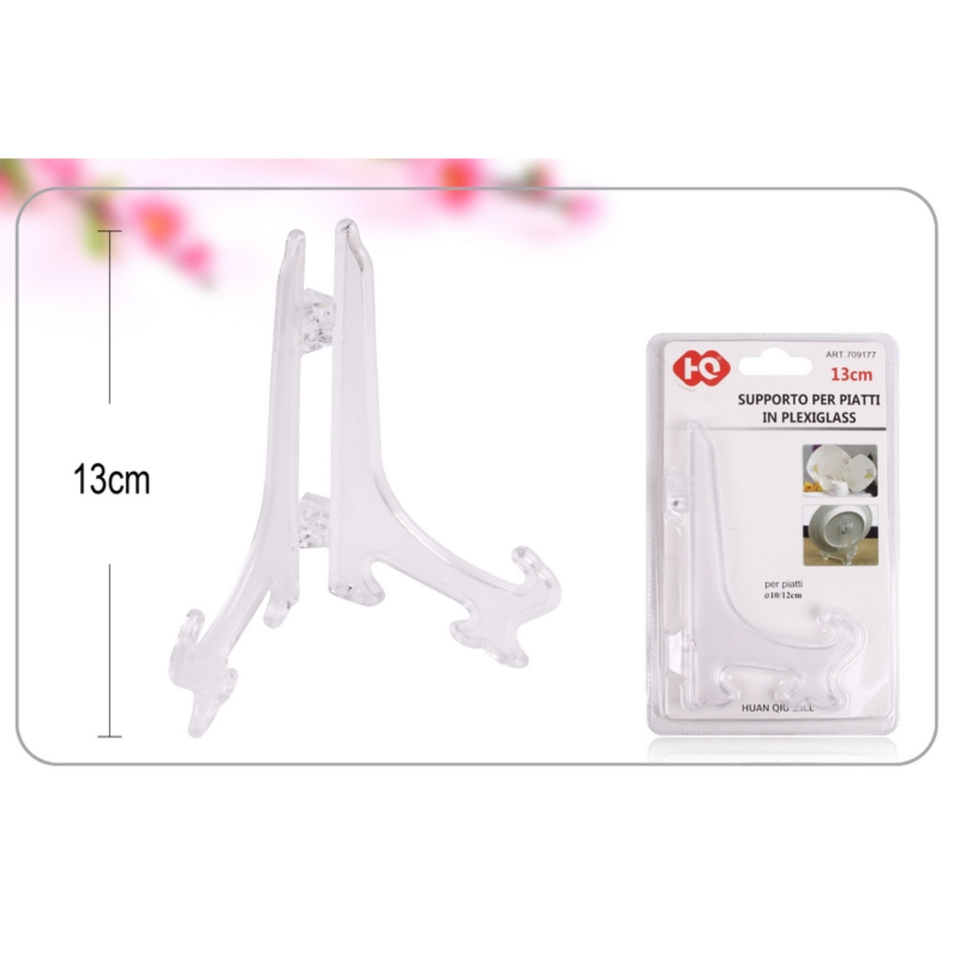 SUPPORTO PLASTICA PER PIATTI 12,5CMHQ