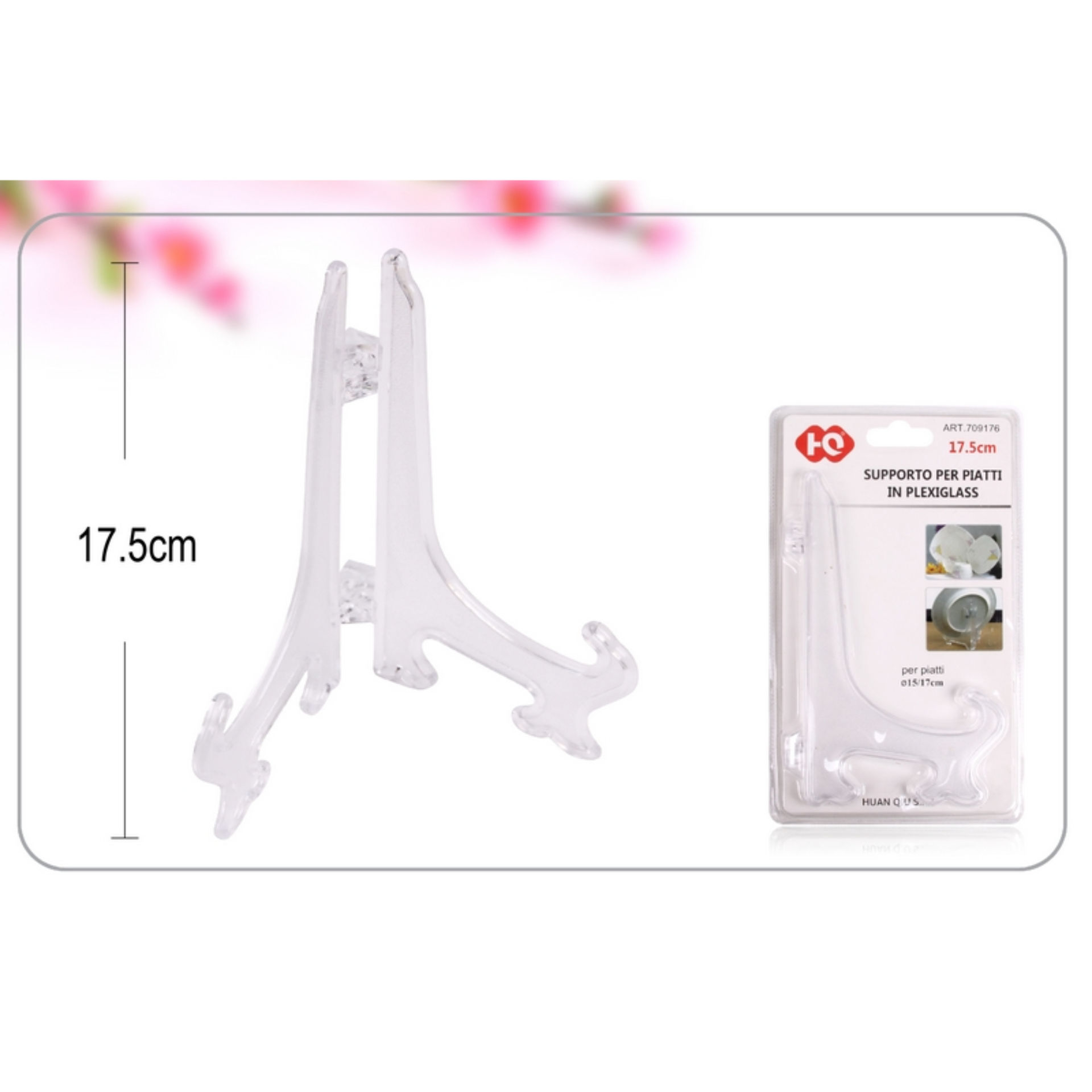 SUPPORTO PLASTICA PER PIATTI 17,5CMHQ