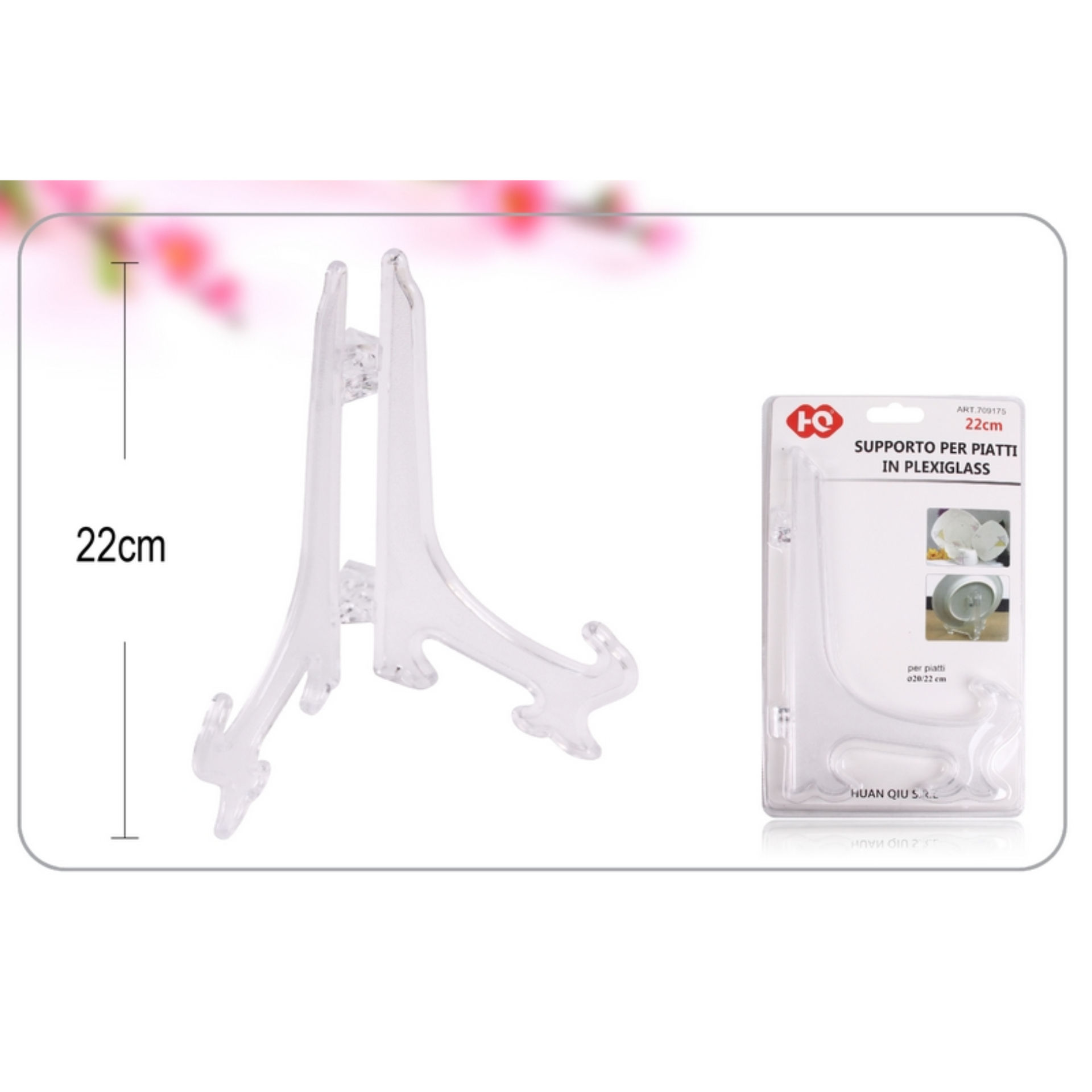 SUPPORTO PLASTICA PER PIATTI 22,5CMHQ