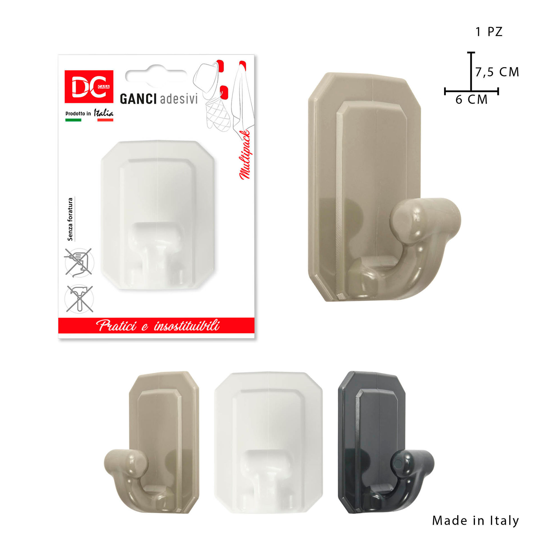 DC CASA GANCIO ADES. PLAST. JUMBODc