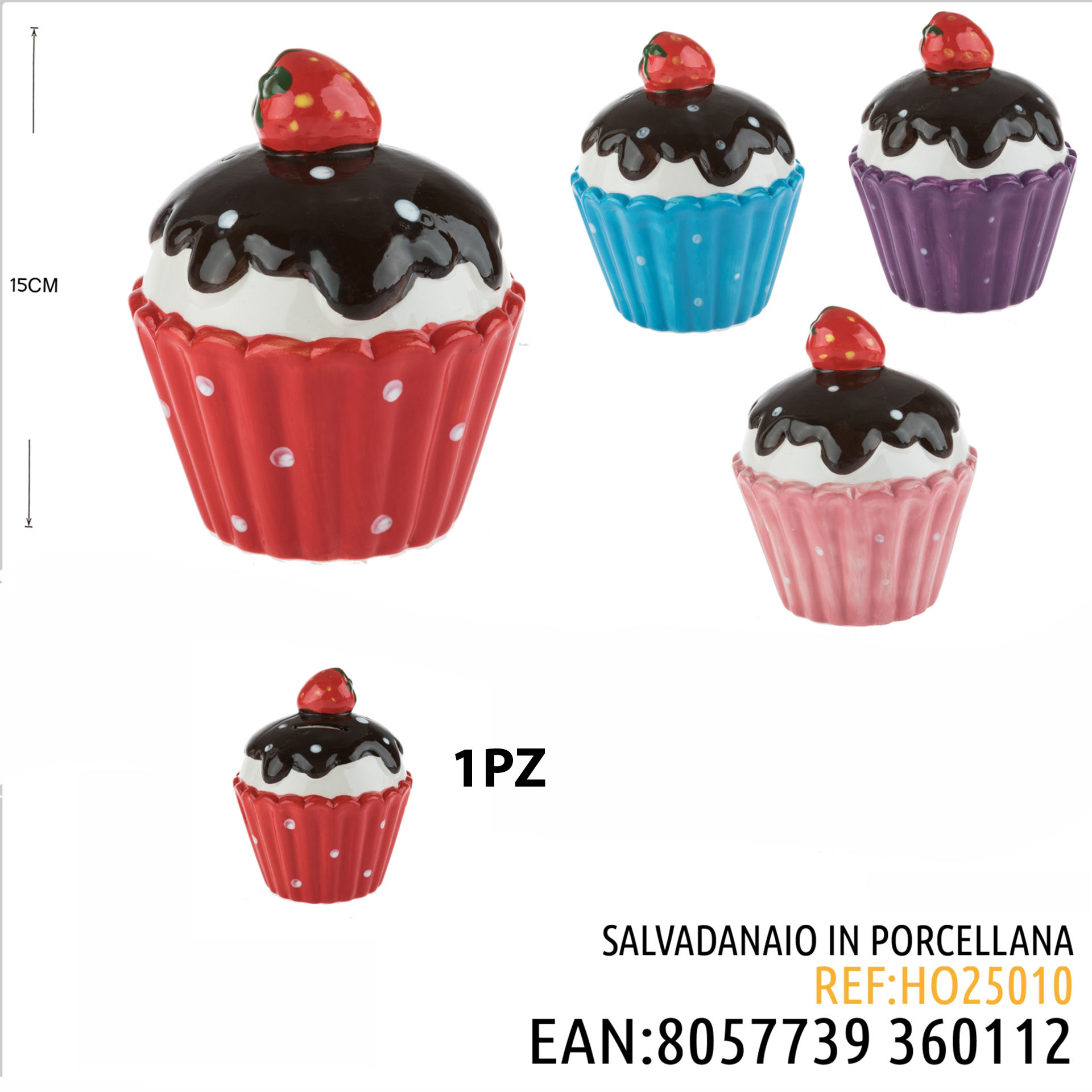 SALVADANAIO IN PORCELLANADz