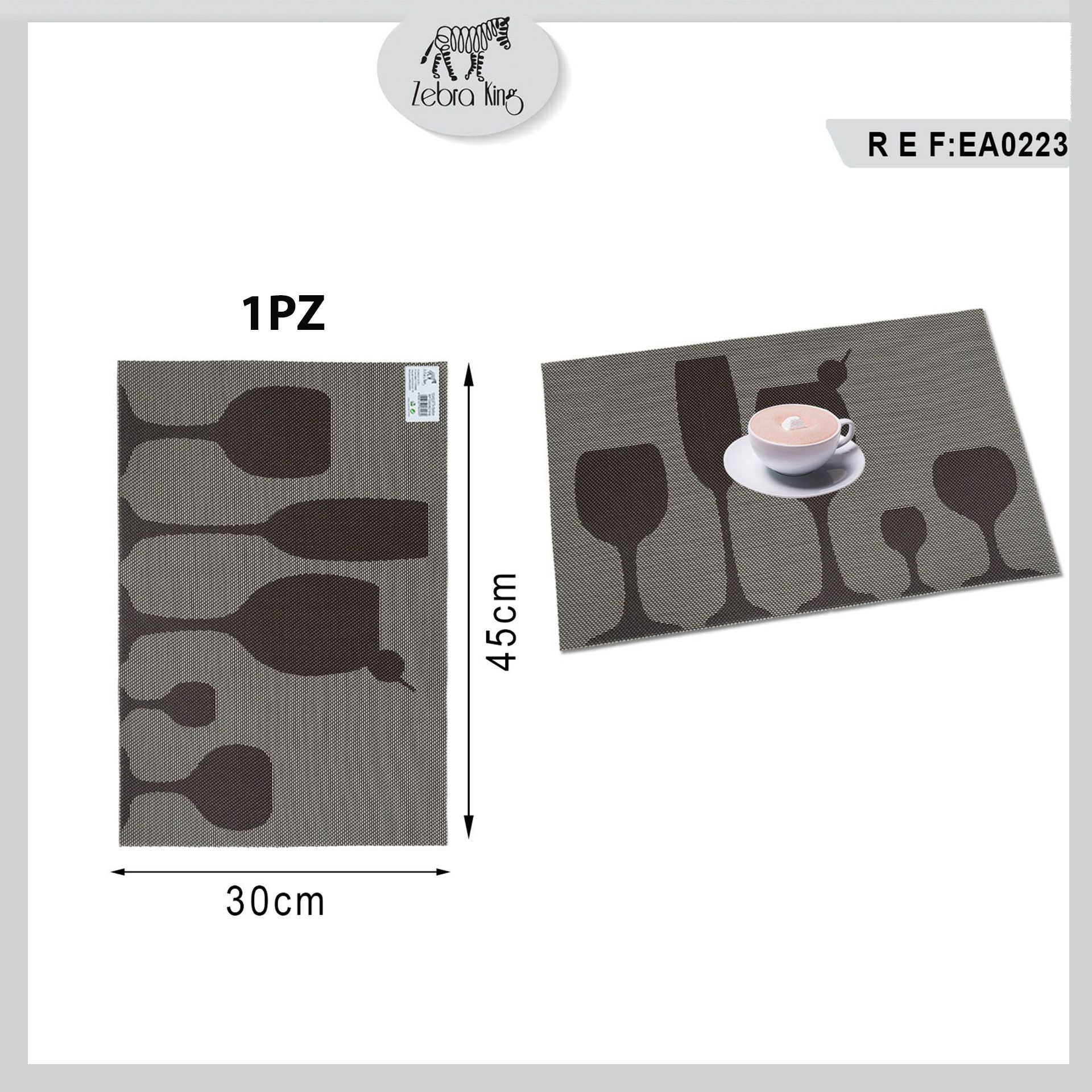 TOVAGLIETTA BEIGE CALICE 30CM*45CMParty Go