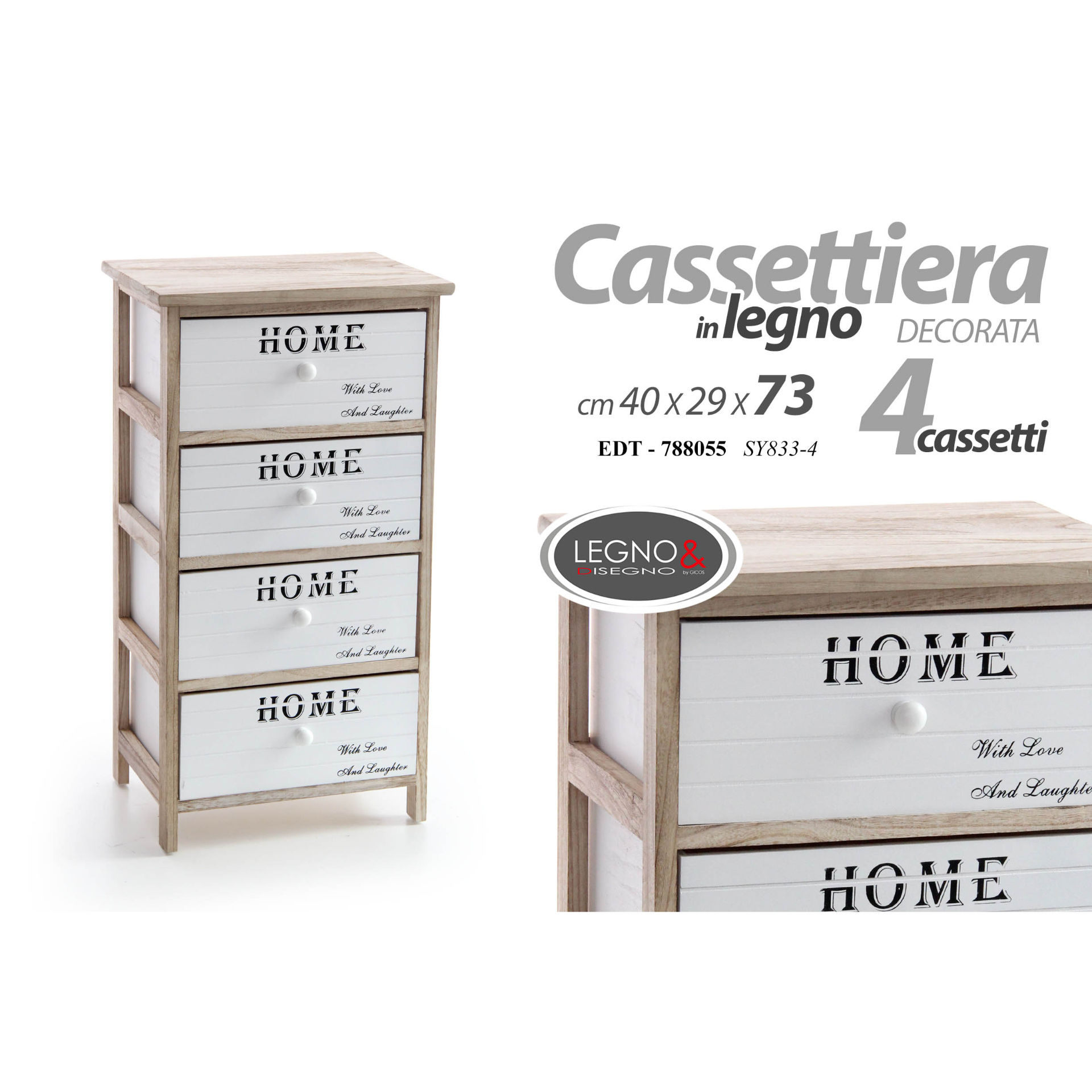 EDT/MOBILE 4 CASS. 40*29*73CM SY833-4Gicos