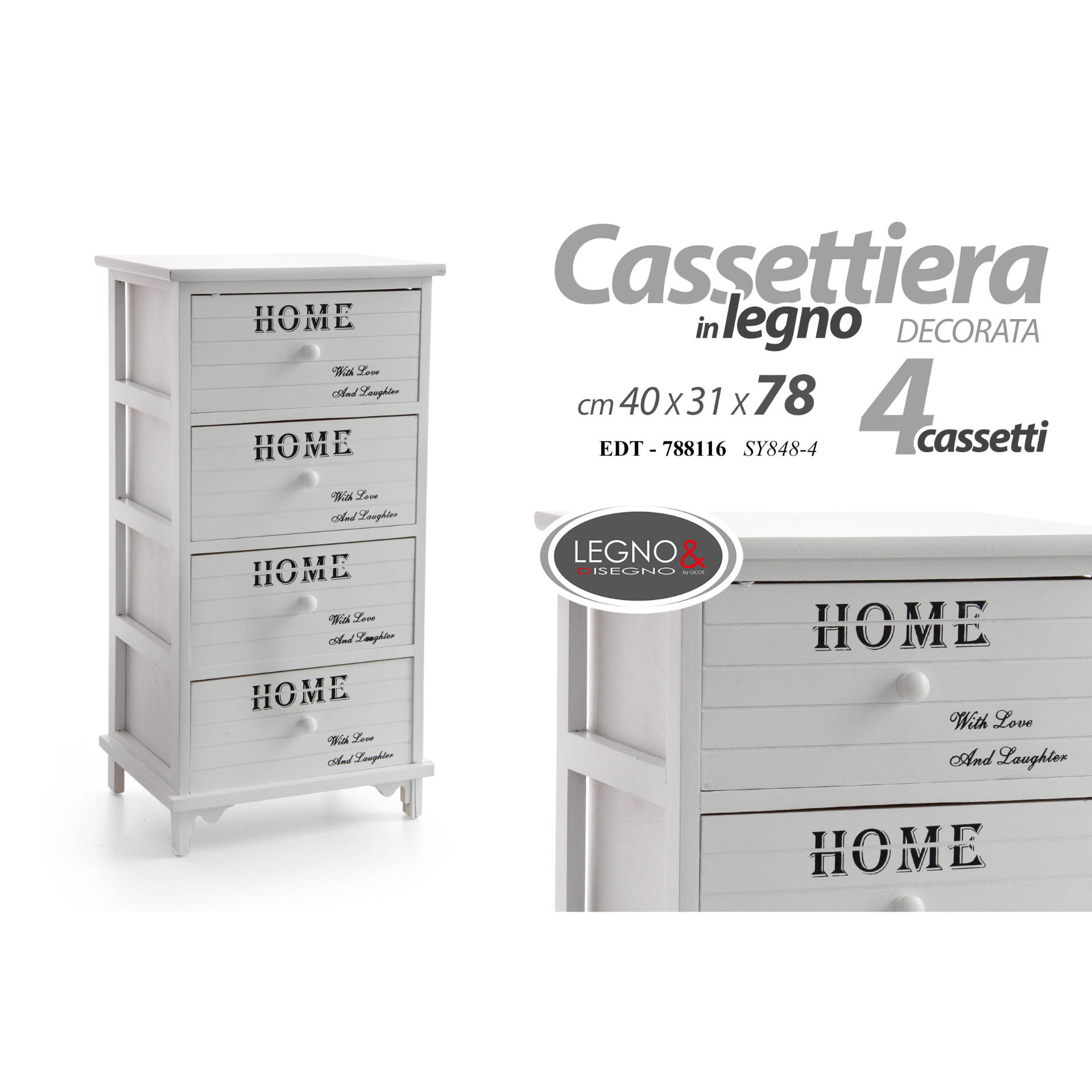 EDT/MOBILE 4 CASS. 40*31*78CM SY848-4Gicos