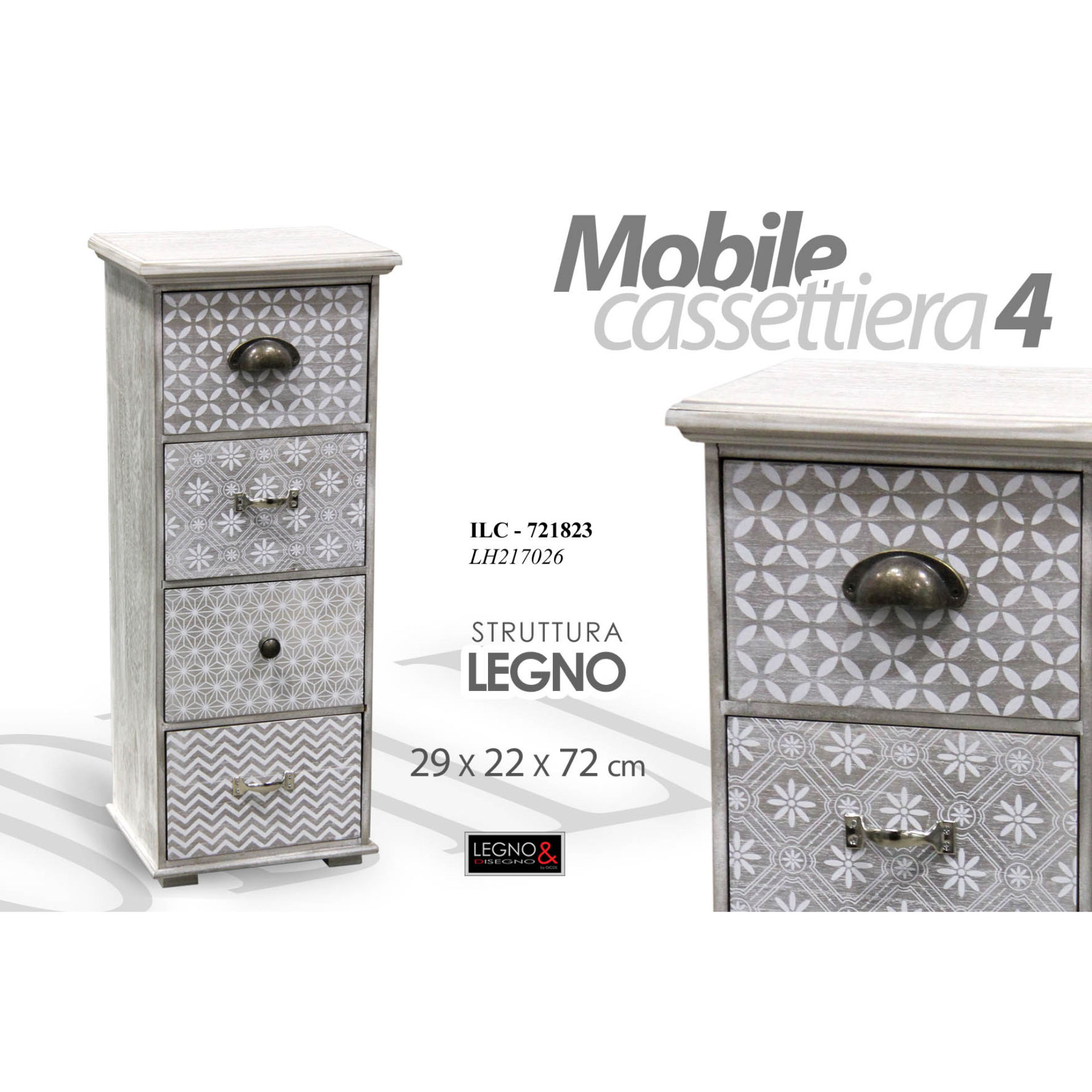 ILC/CASS.4CAS.29*22*72CM LH217026Gicos