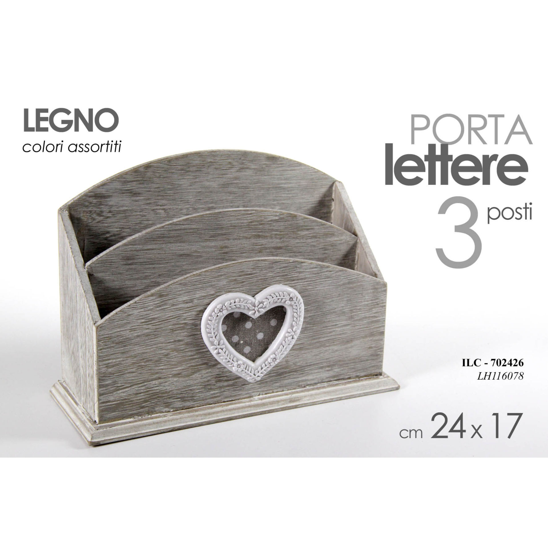 ILC/PORTALETTERA ASS 24*17CM LH116078Gicos