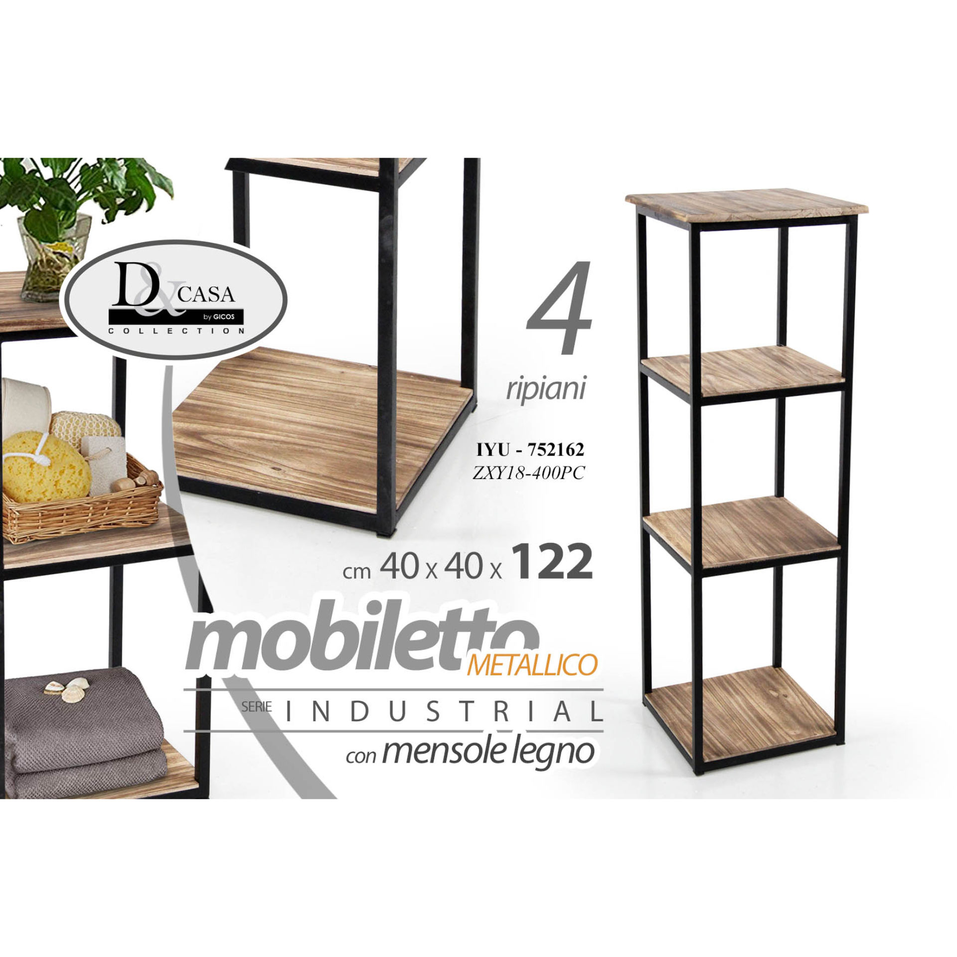 ITU/SCAFFALE 4RIP 40*40*122 ZXY18400PCGicos