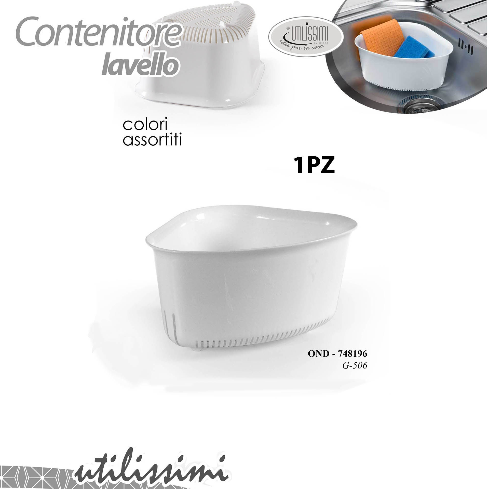 OND/CONTEN.LAVAND.TRIANGOLO ASS G-506Gicos