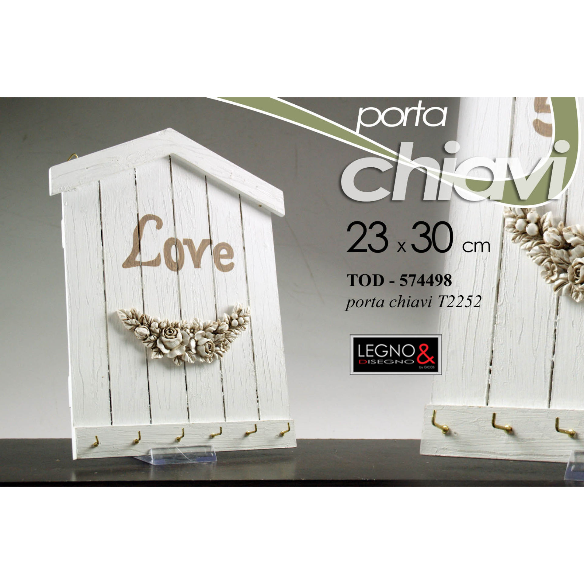 TOD/CASETTA P.CHIAVI BCOROSE 23*30 T2252Gicos