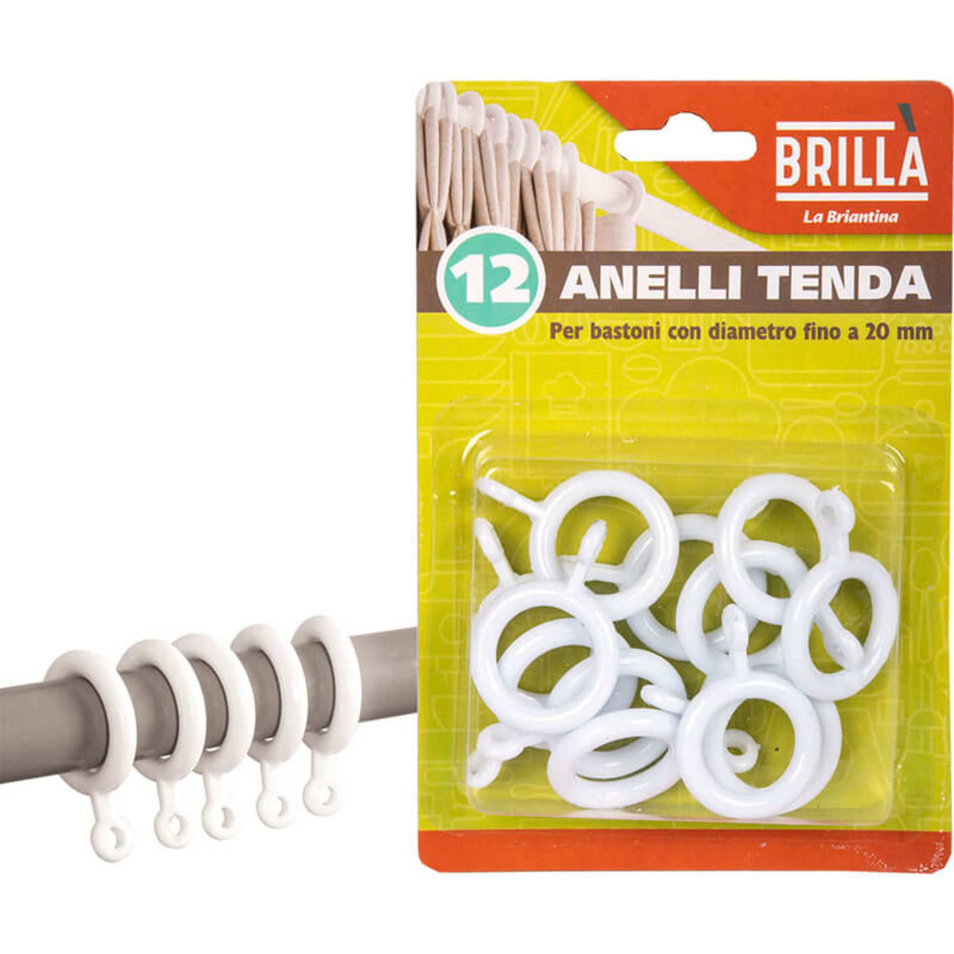 ANELLI PER TENDA 12PZLa Briantina