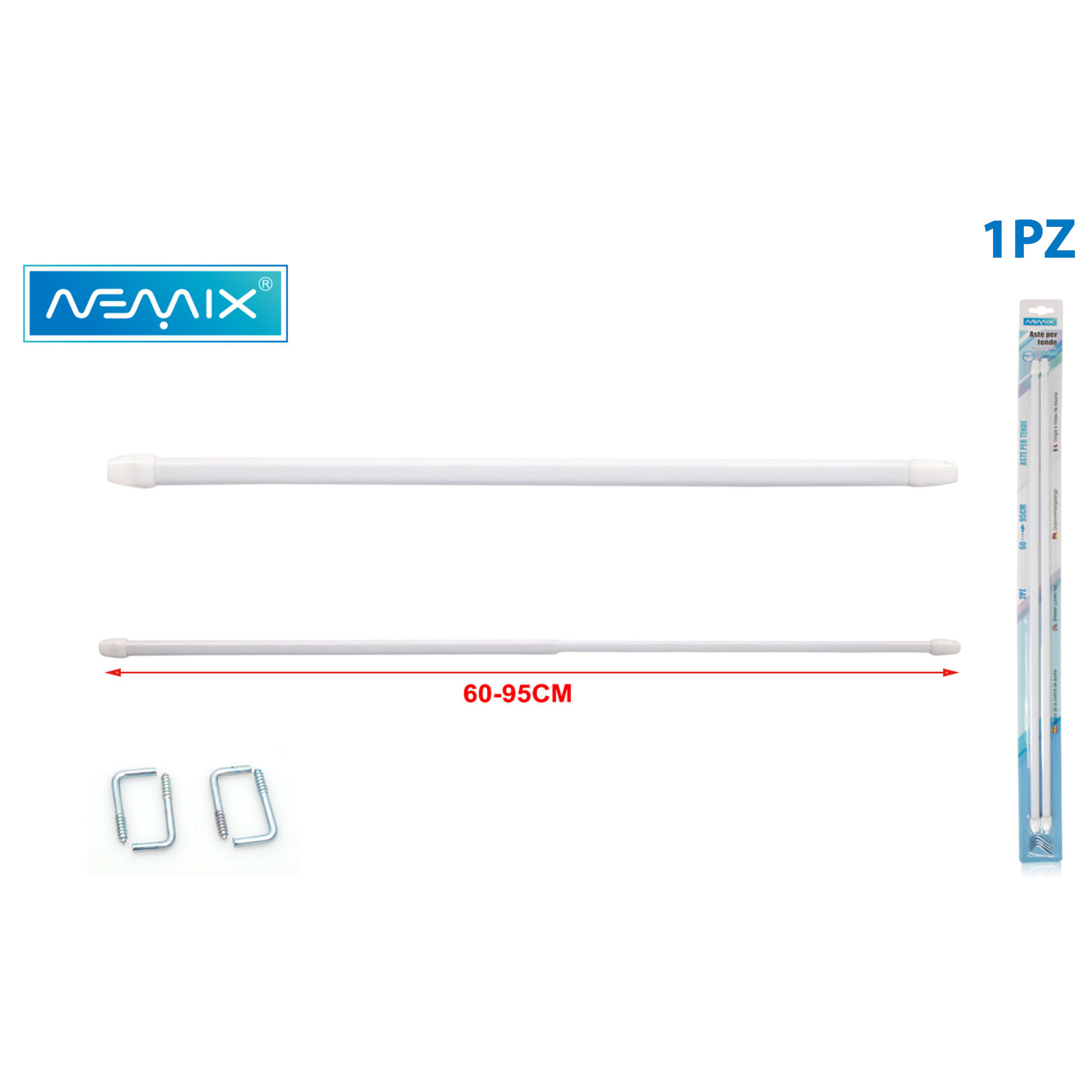 ASTE PER TENDE 60-95CM 2PZ(8402615)Emi Style