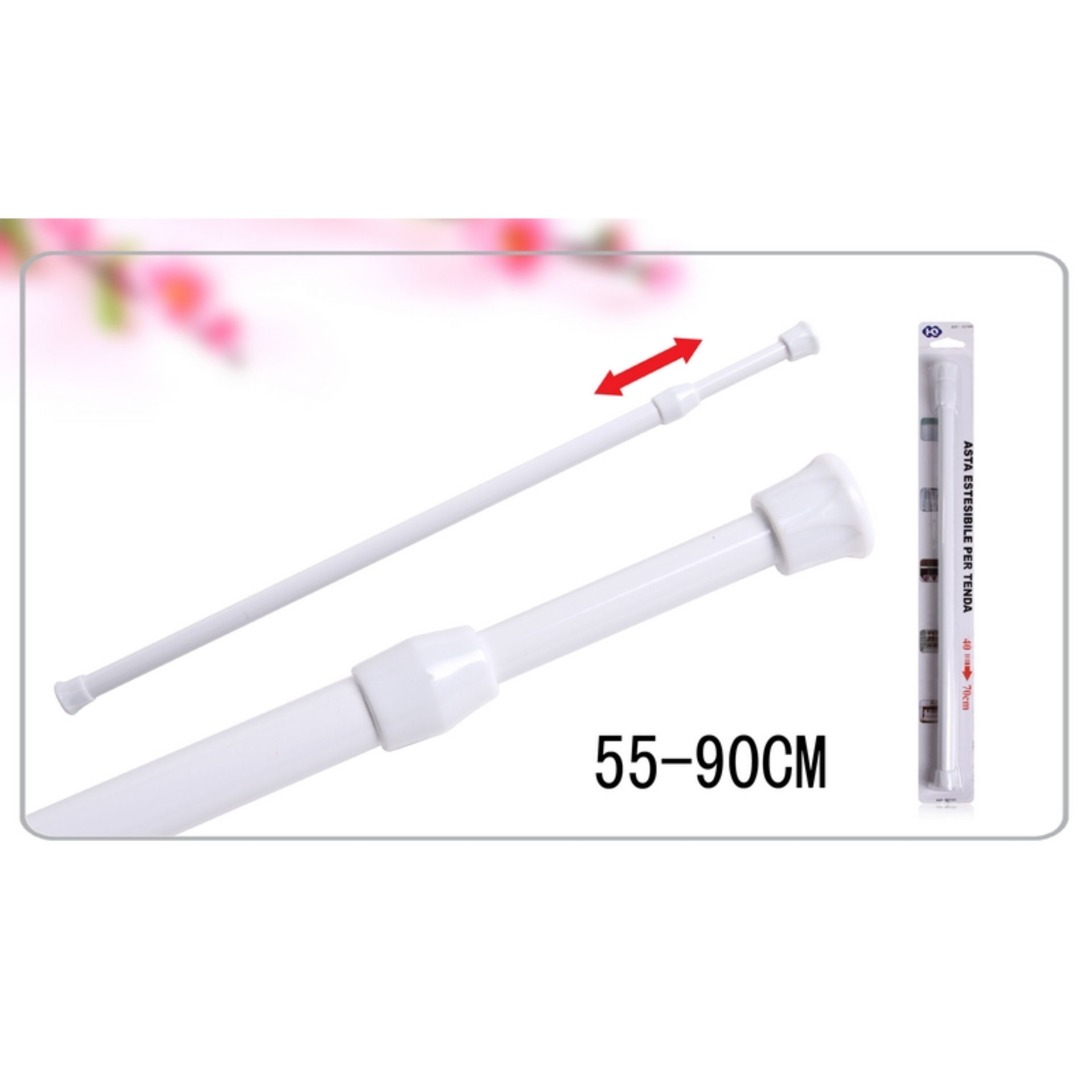 BASTONE X TENDA DOCCIA 55-90CMHQ