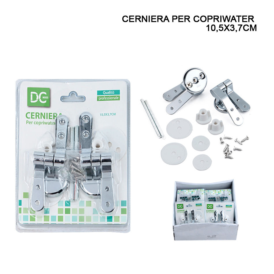 DC CASA CERNIERA COPRI WC 10.5X3.7CMDc