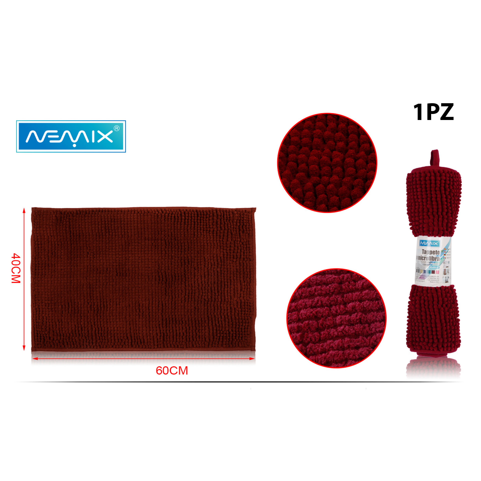 TAPPETO IN MICROFIBRA 40*60CMEmi Style