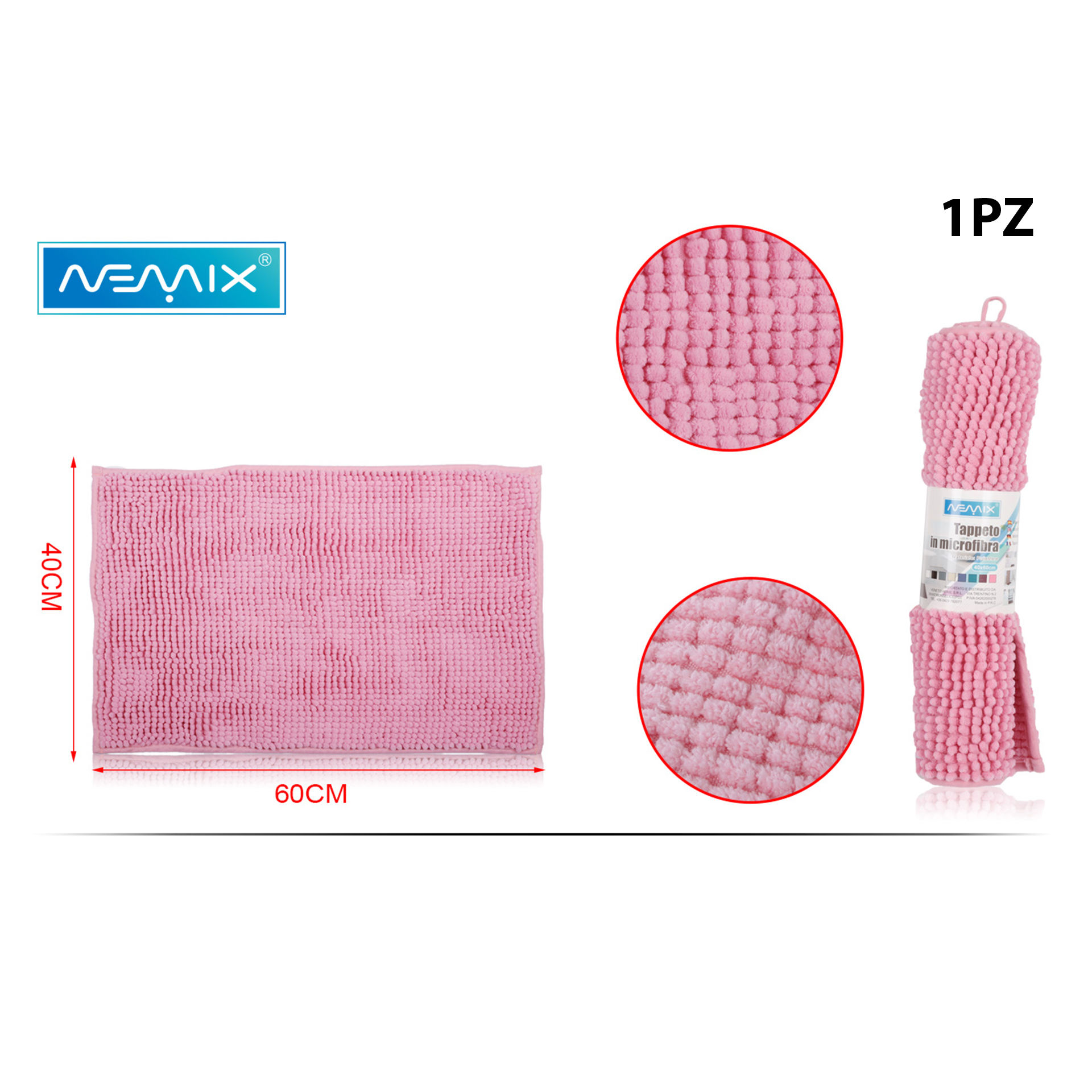 TAPPETO IN MICROFIBRA 40*60CMEmi Style