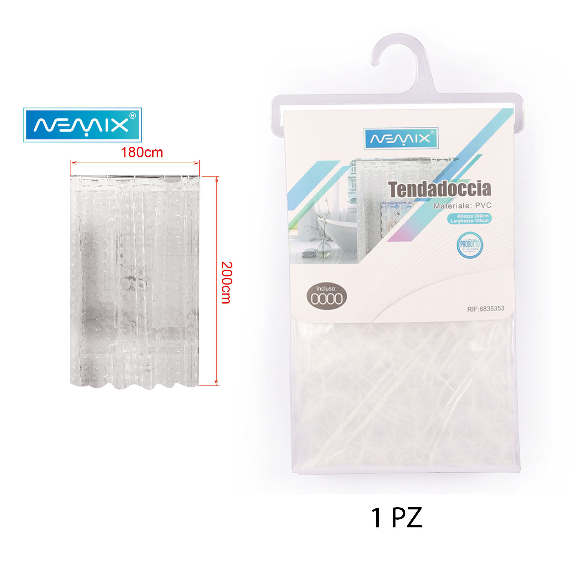 TENDADOCCIA 200H*180CM(6218502)Nemix