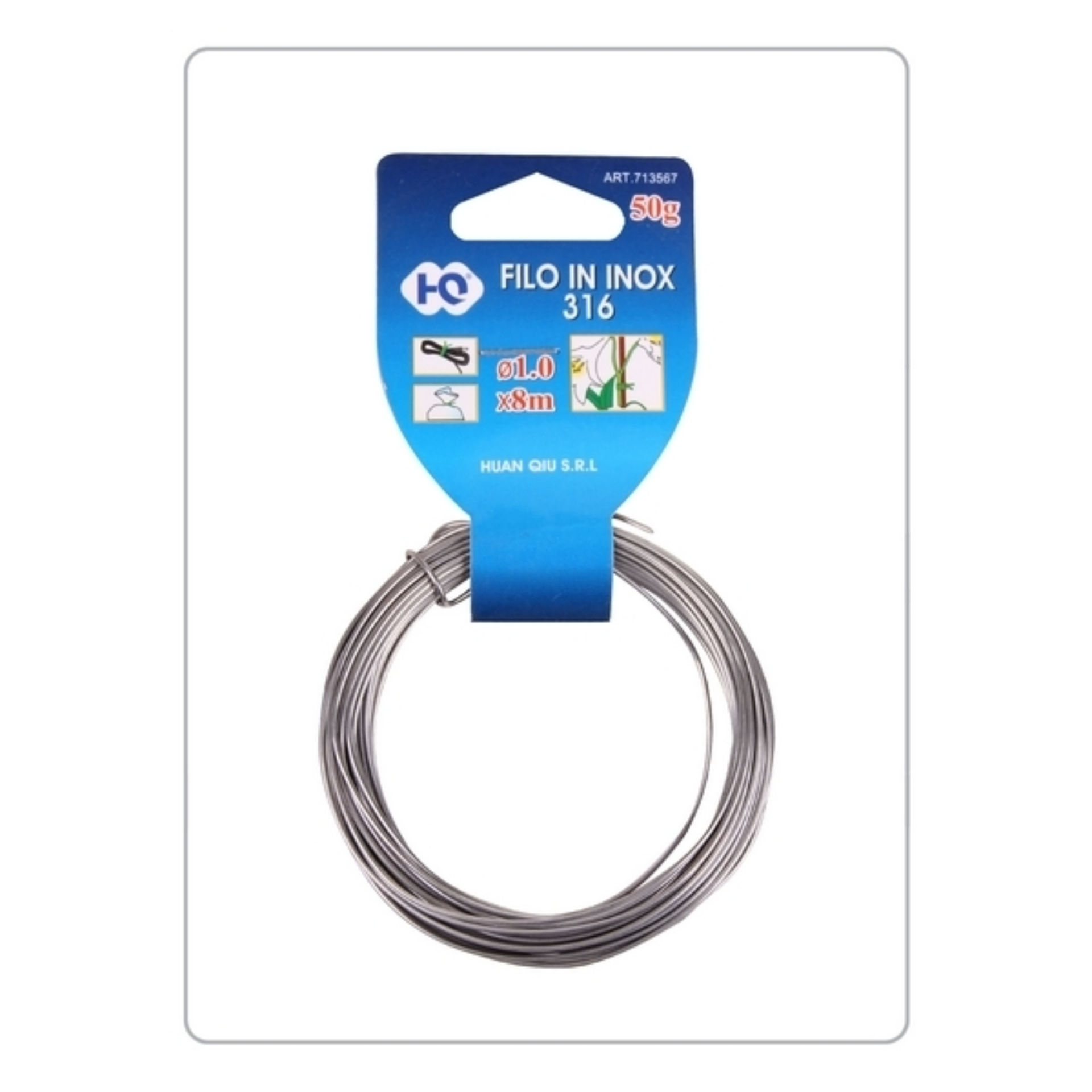 FILO IN INOX 316 1,0MMX7MX50GHQ