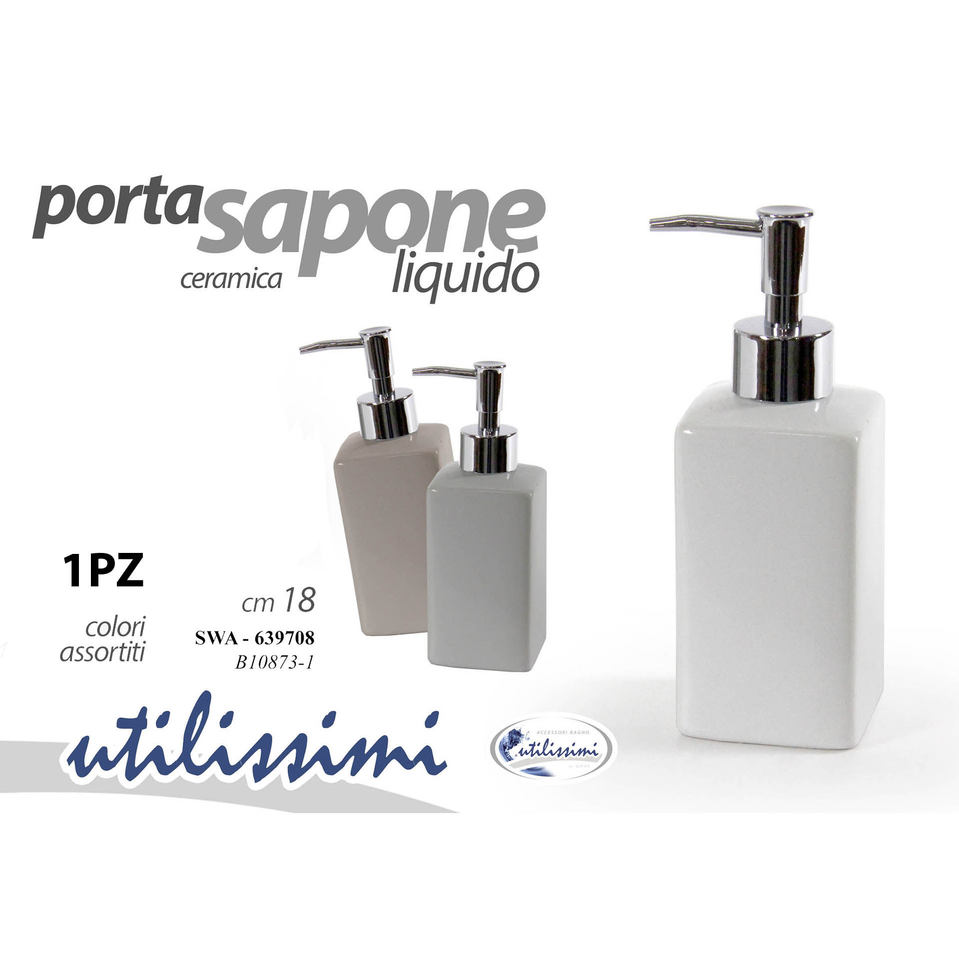 SWA/P.SAPONE QTO CER ASS 18CM B10873-1Gicos