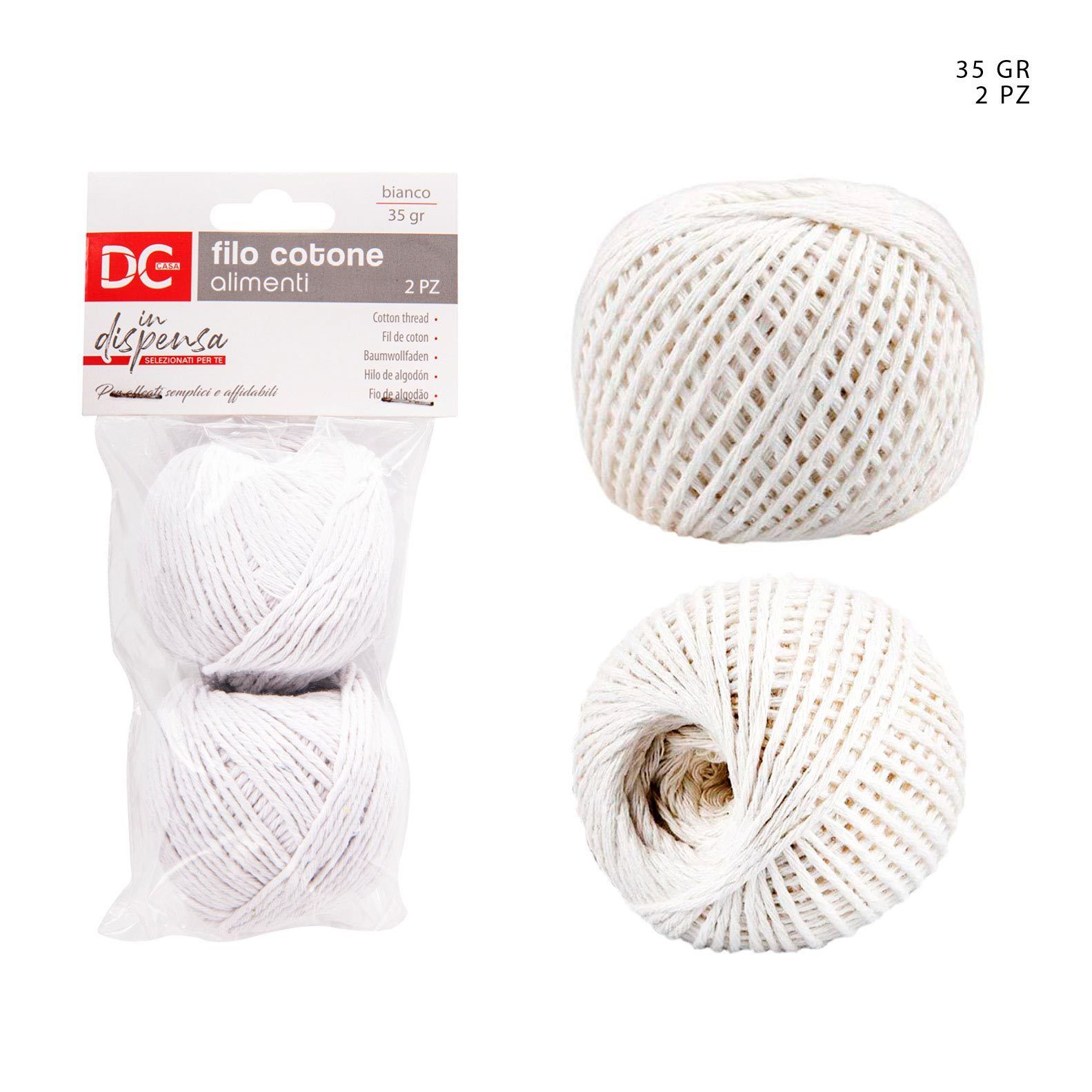 DC CASA FILO COTONE 35G 2PZ BIANCODc
