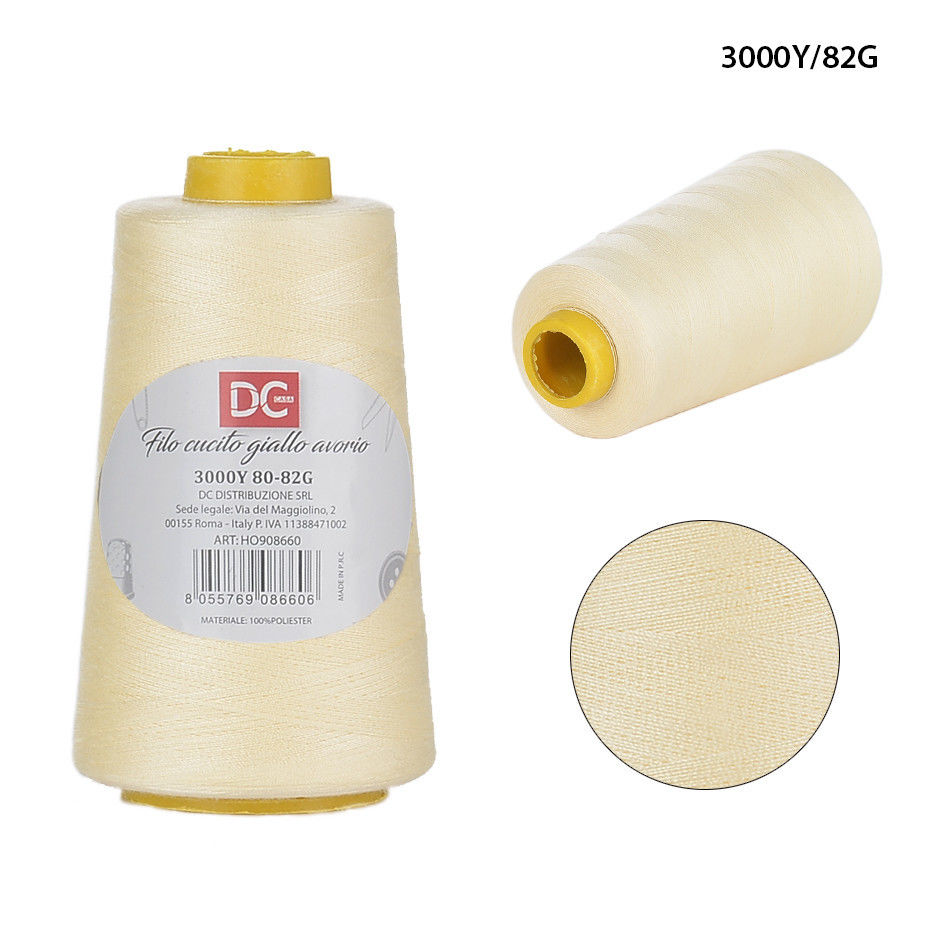 DC CASA FILO CUCITO 3000Y 80-82G GIALLO AVORIODc
