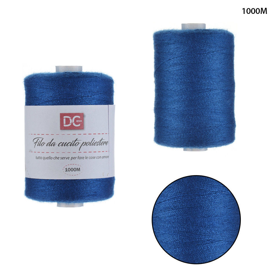 DC CASA FILO CUCITO POLIESTERE 1000M N.547 COBALTODc