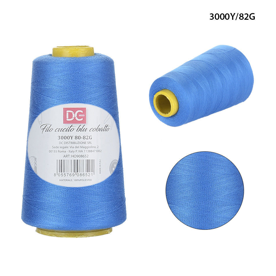 DC CASA FILO CUCITO 3000Y 80-82G BLU COBALTODc