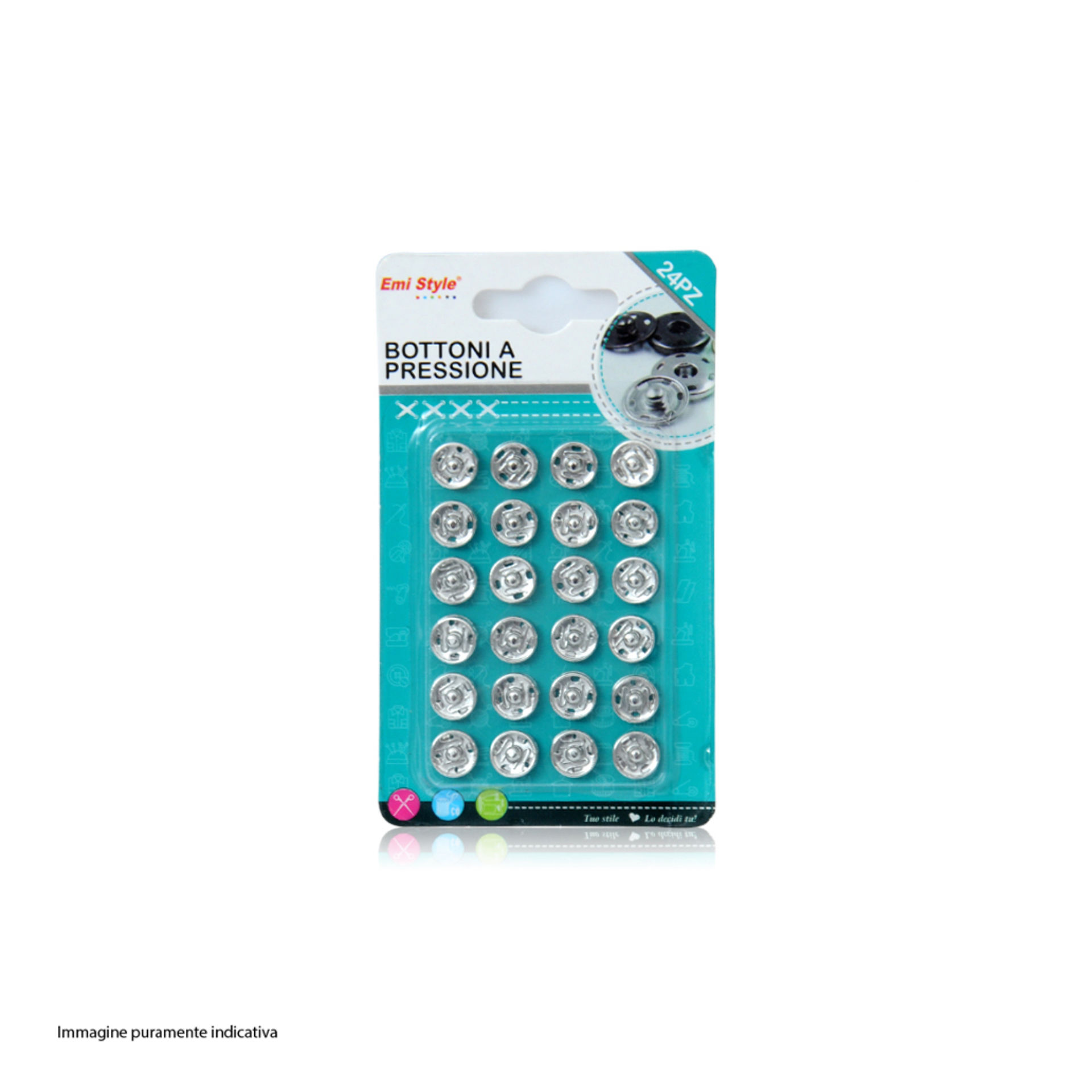 BOTTONI A PRESSIONE 24PZ 10MMEmi Style