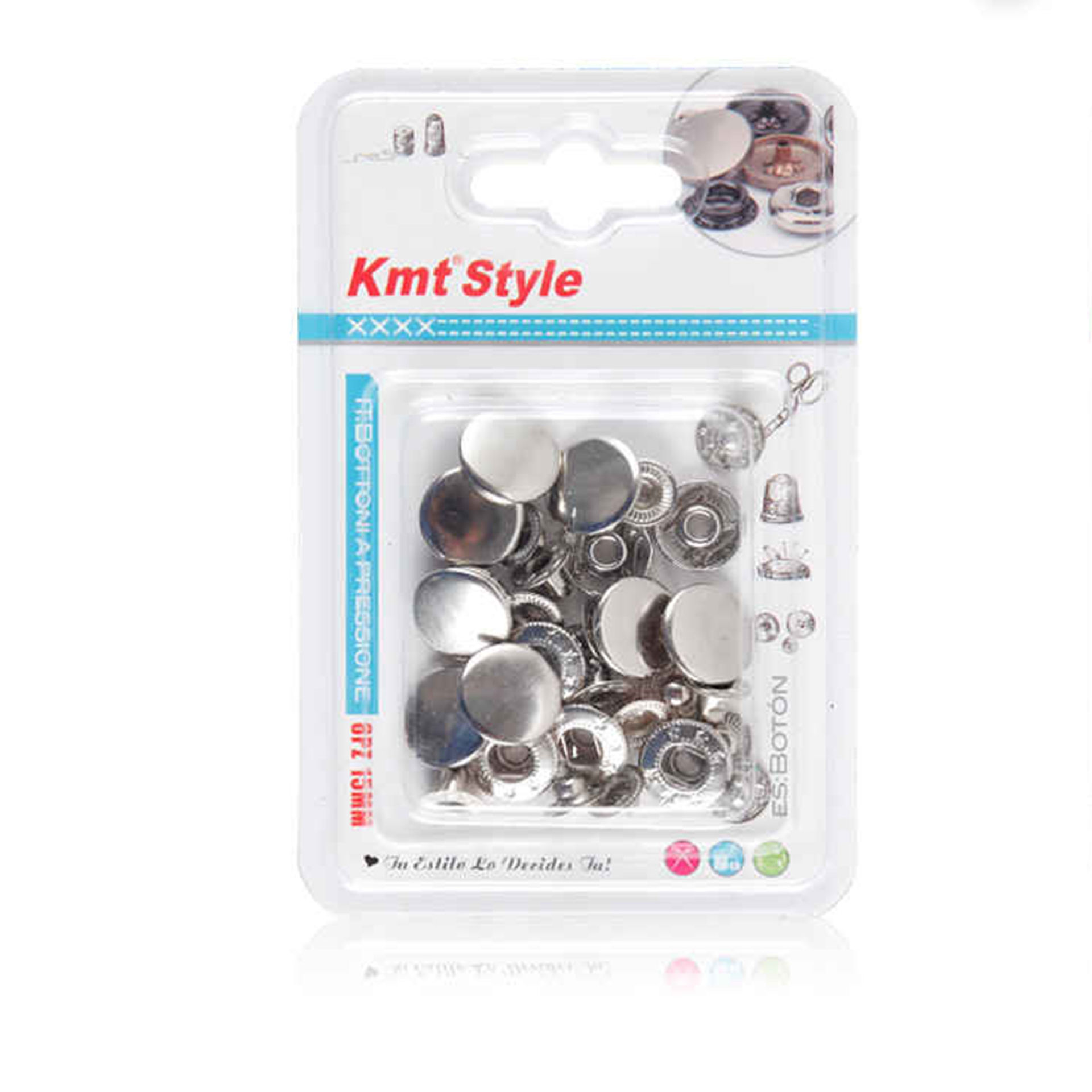 BOTTONI A PRESSIONE 8PZ 15MMEmi Style