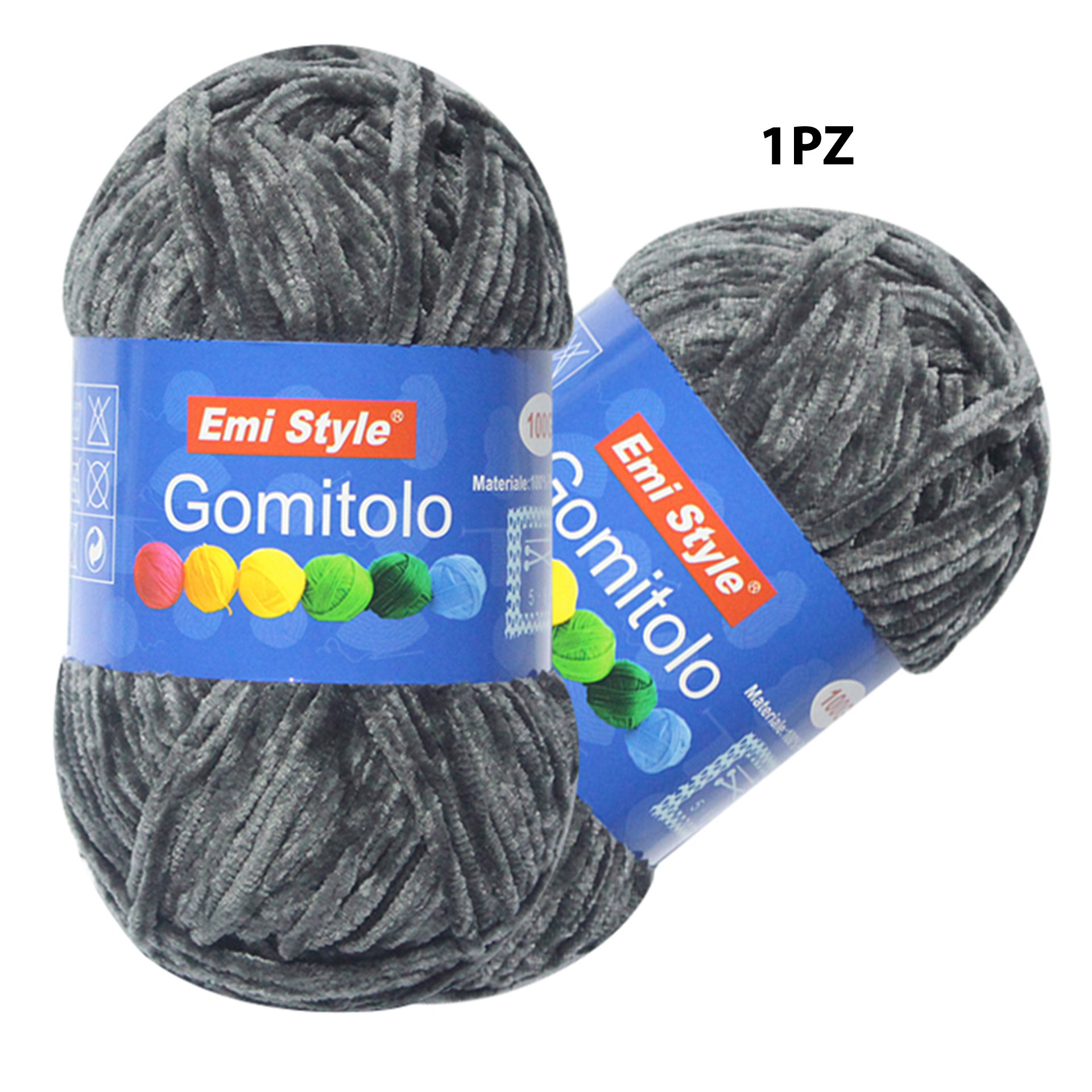 GOMITOLO GRIGIO SCURO 100GEmi Style