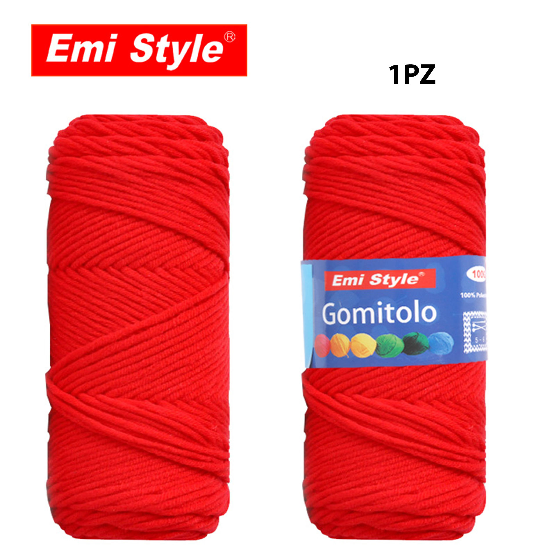 GOMITOLO ROSSO 100GEmi Style