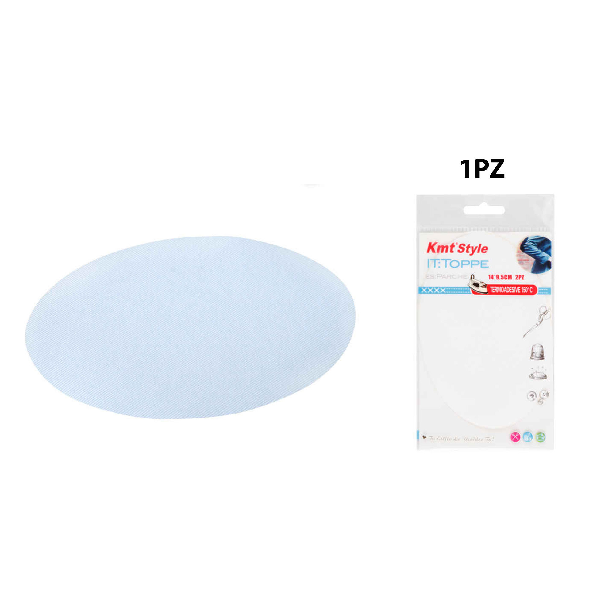 TOPPE TERMOADESIVE TESSUTO(BIANCO)14*9.5CMEmi Style