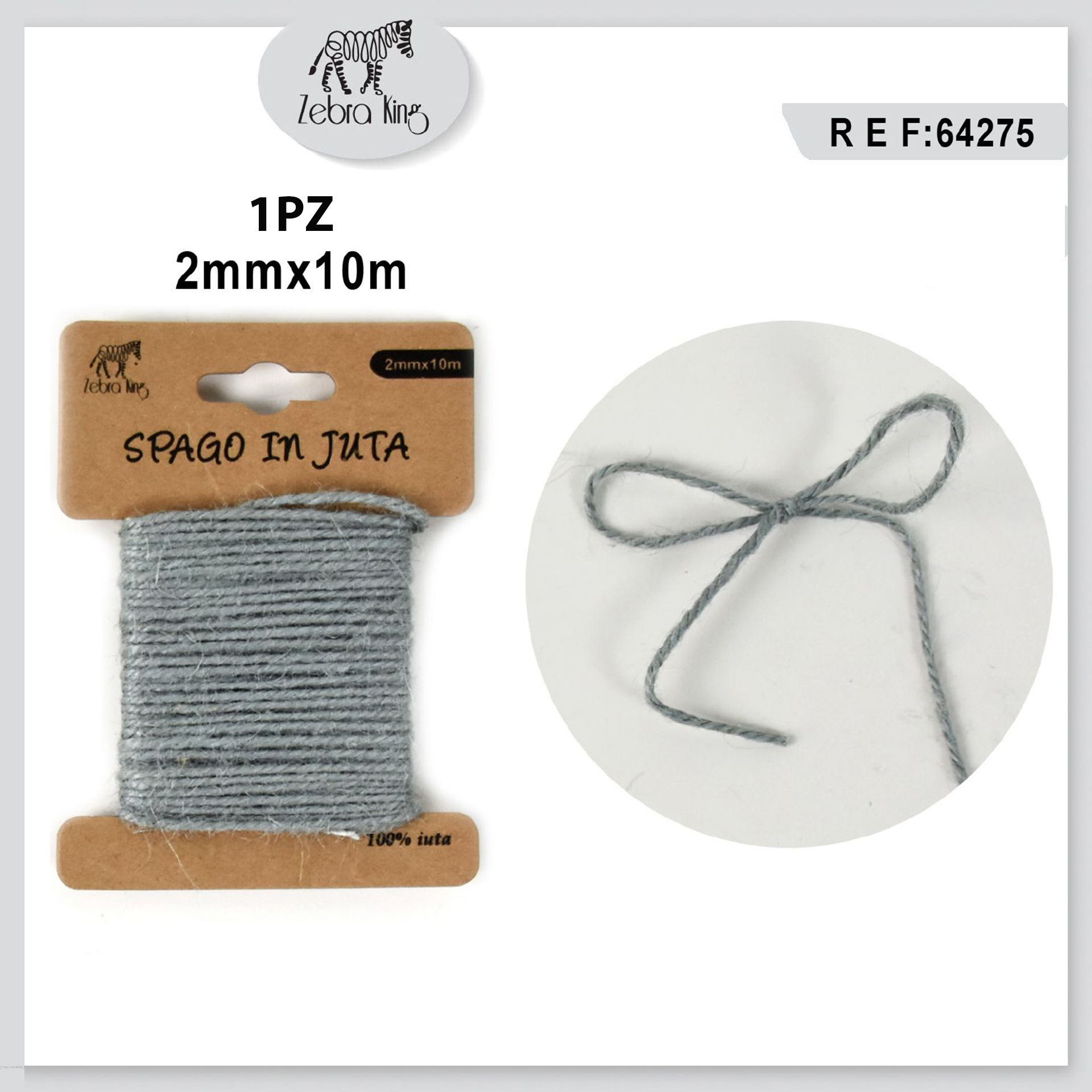 SPAGO IN JUTA GRIGIOParty Go