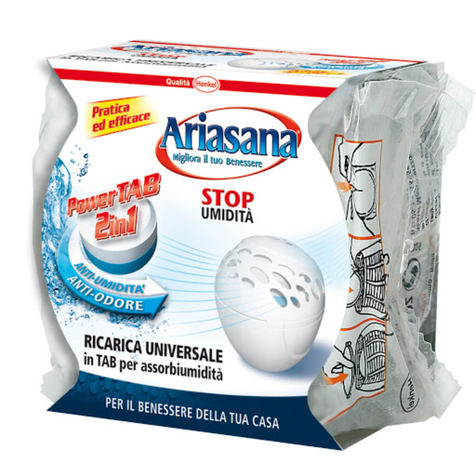 ARIASANA POWER TAB MICRO ANTIODORE 300 GAriasana